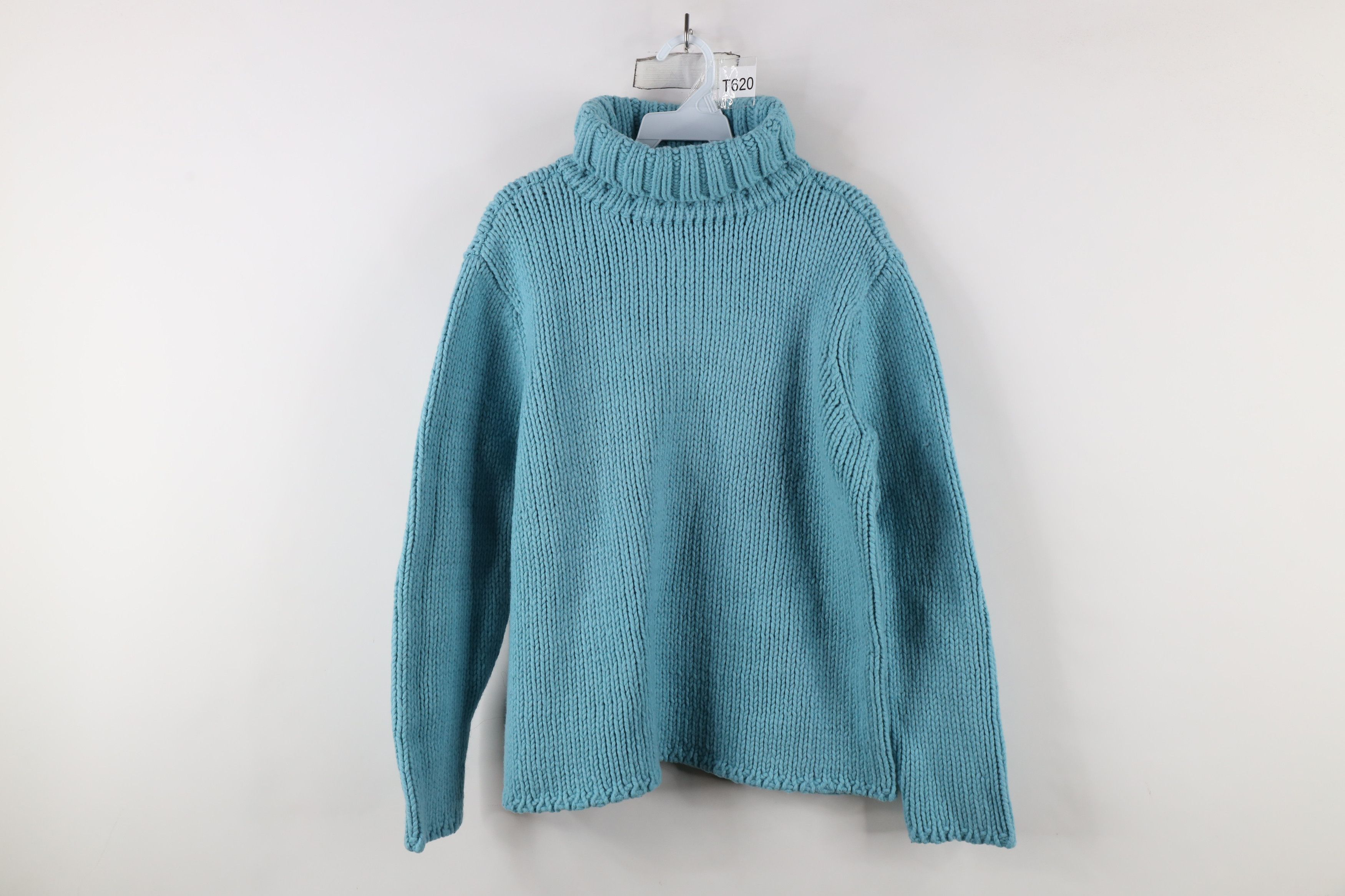 Gap × Vintage Vintage 90s Gap Heavyweight Blend Knit Turtleneck Sweater Size XXL / US 16-18 / IT 52-54 - 1 Thumbnail