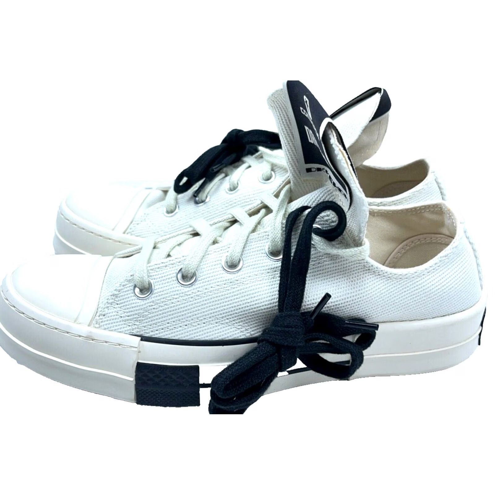 Converse Converse Rick Owens x DRKSHDW DRKSTAR Chuck 70 Low Sneaker Men 6.5 Women 8.5 White Size US 7 / IT 37 - 4 Thumbnail
