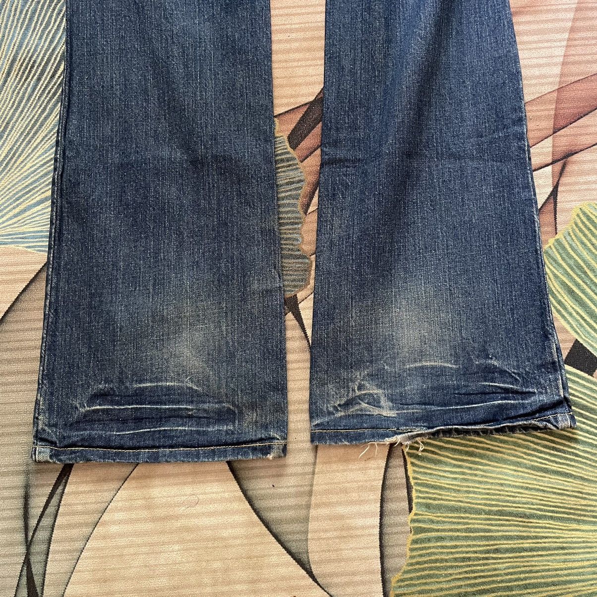 Japanese Brand Vintage Tornado Mart Double Waist Punk LGB Denim Size US 31 - 7 Thumbnail