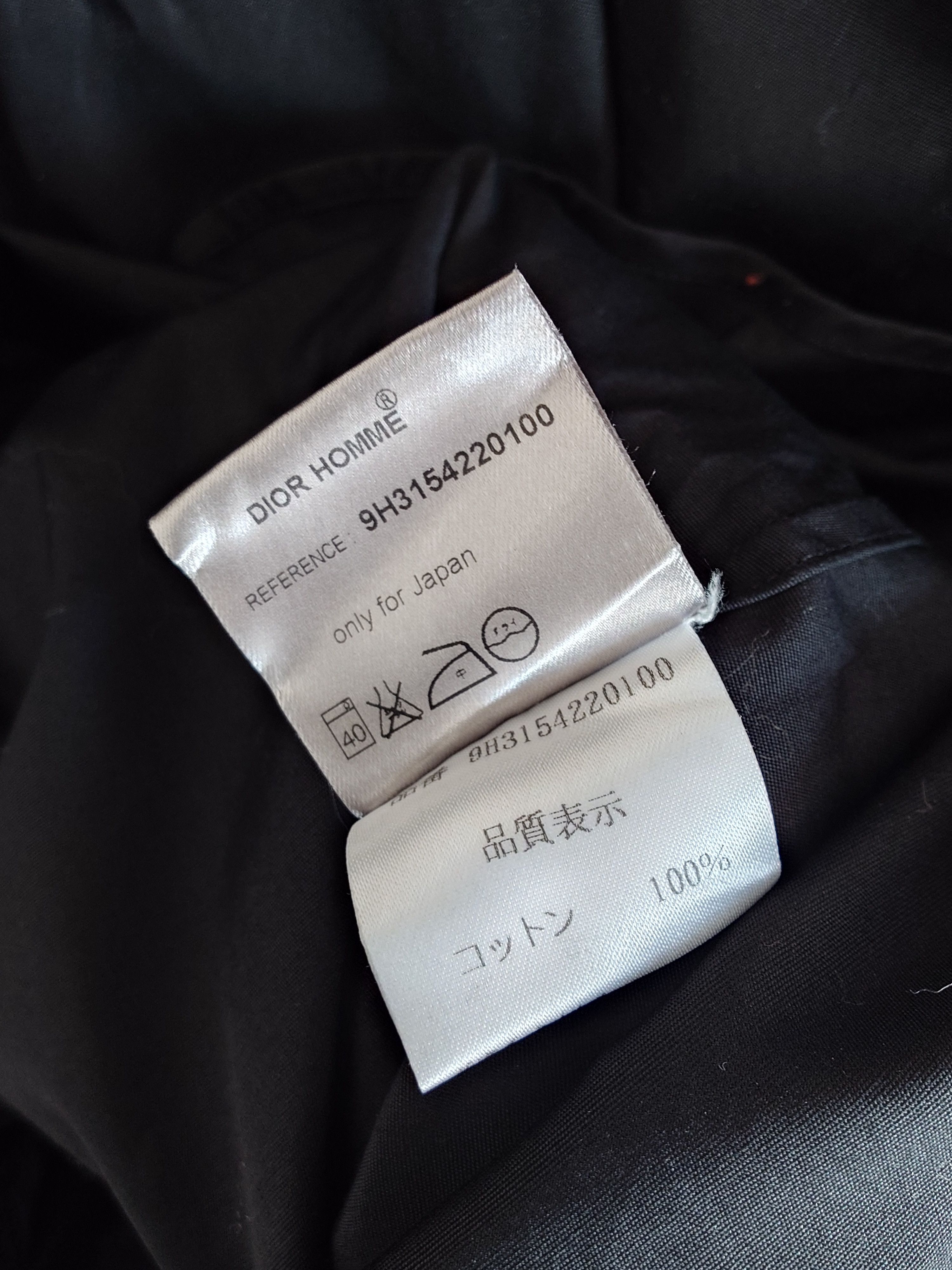 Dior Dior HOMME AW09 Funnel Shirt Size US S / EU 44-46 / 1 - 5 Thumbnail