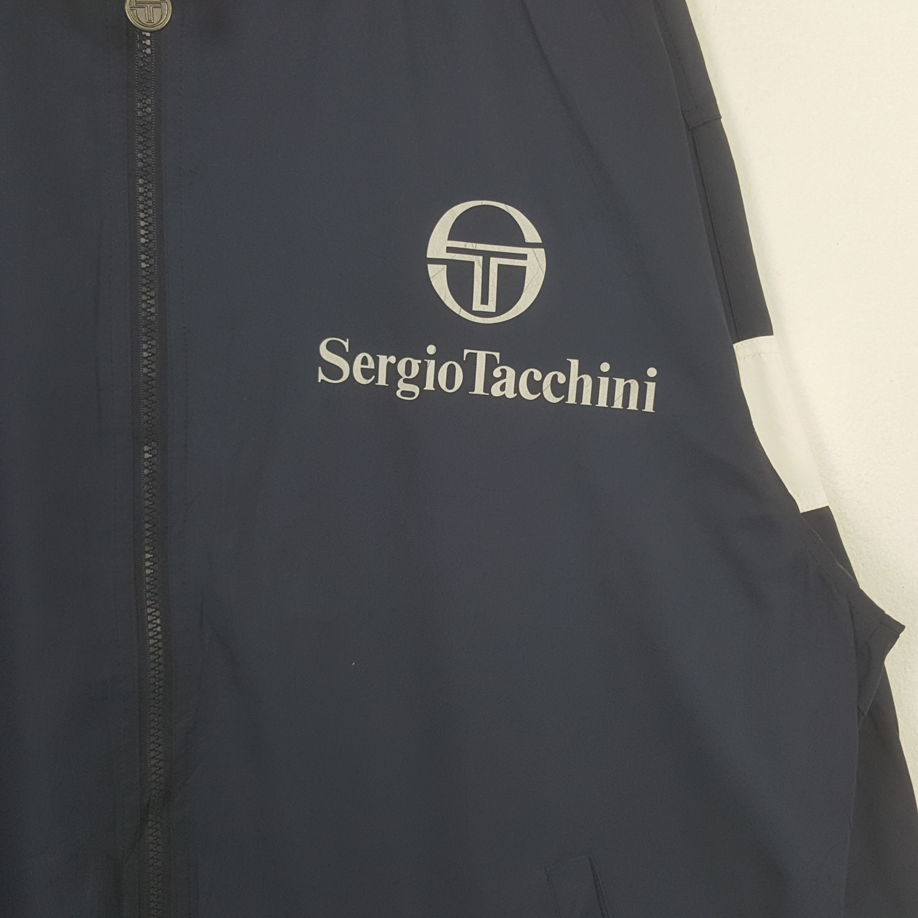 Sergio Tacchini Vintage Sergio Tacchini Tennis Windbreaker Jacket C302N20 Size US XL / EU 56 / 4 - 2 Thumbnail