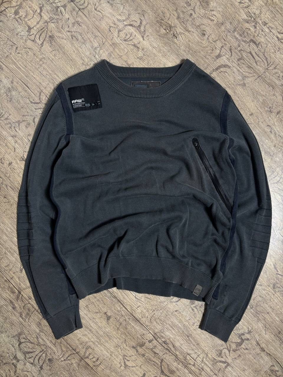 G-Star G-Star Raw Y2K Fake Zip Pocket CRAZY Sweatshirt Size US M / EU 48-50 / 2 - 1 Thumbnail