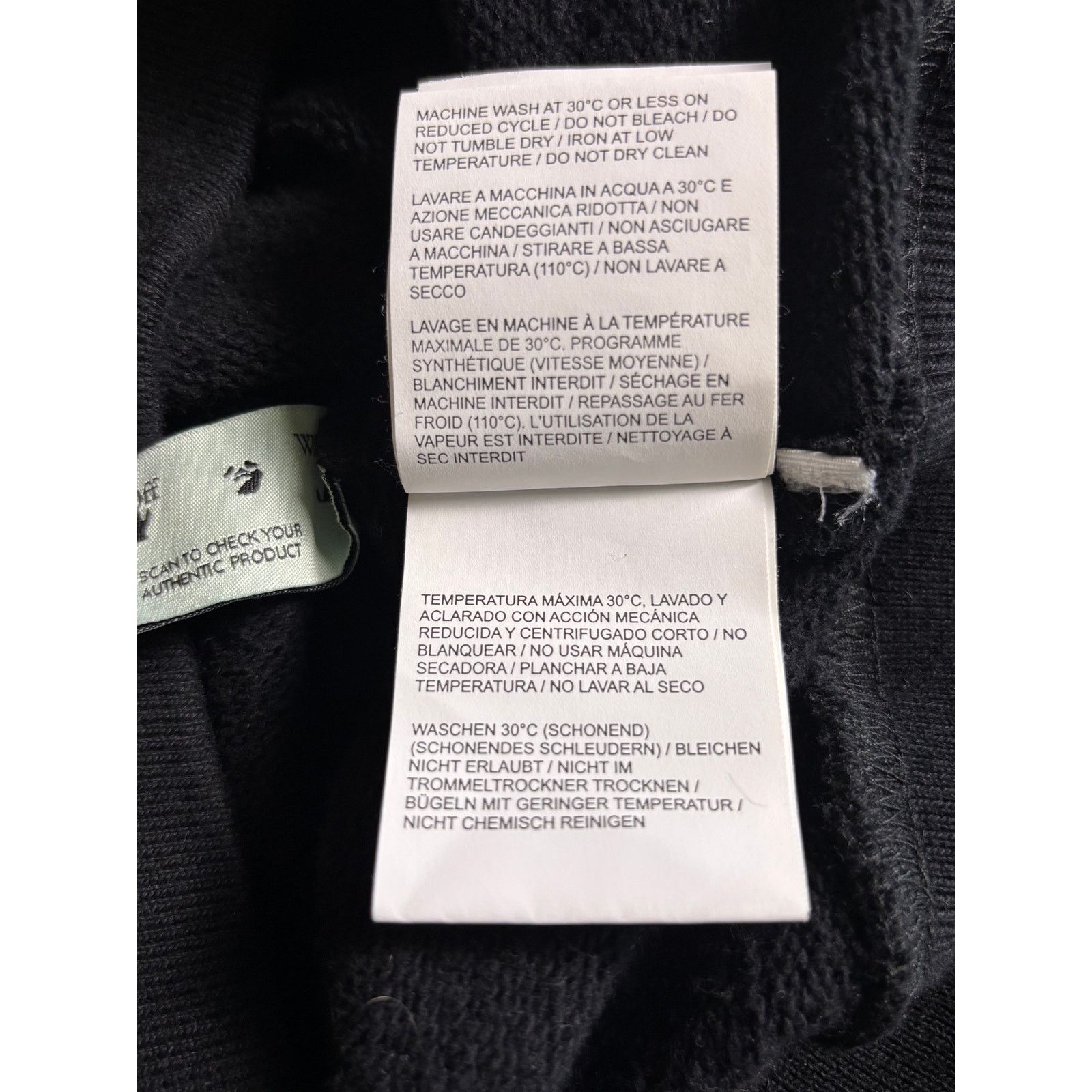 Off-White 2020 Off-White Caravaggio Painting Slim Crewneck Sweatshirt Size US XXS / EU 40 - 11 Thumbnail