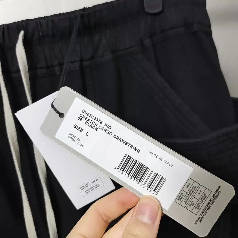 Rick Owens Rick Owens size l 23 FW Men's Black Double Loop Overalls pa Size US 28 / EU 44 - 4 Thumbnail