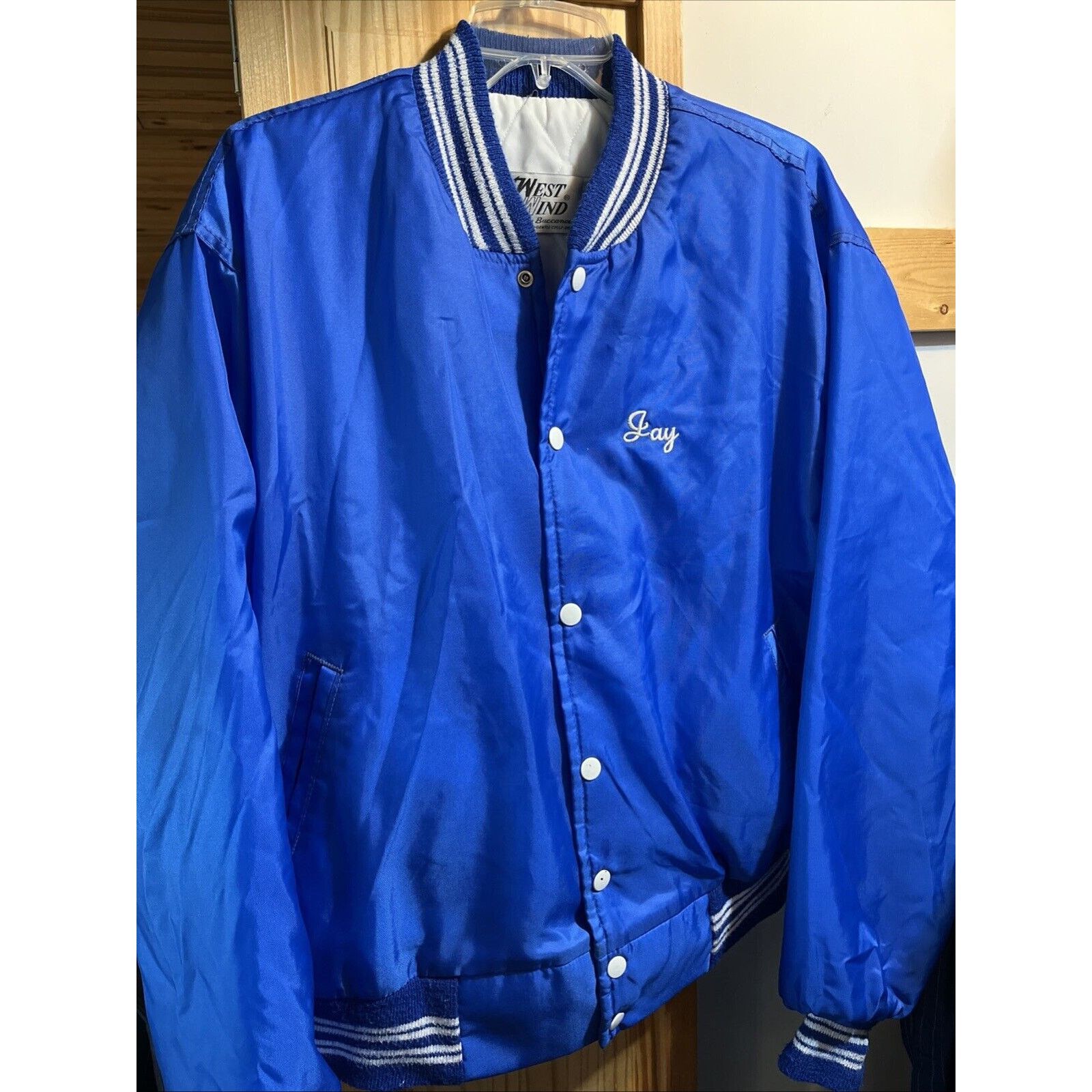 Other VTG Varsity Jacket West Wind Jay Jacobs Mens L Blue USA Made Size US L / EU 52-54 / 3 - 2 Thumbnail