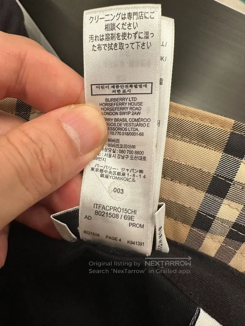 Burberry Burberry Plaid Fisherman's Hat Size ONE SIZE - 5 Thumbnail