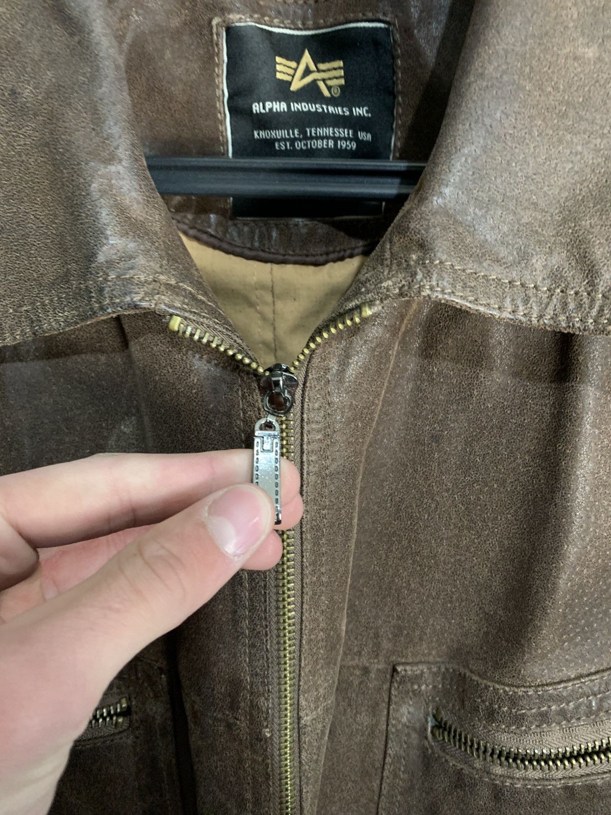 Alpha Industries Alpha industries leather jacket Size US M / EU 48-50 / 2 - 6 Thumbnail