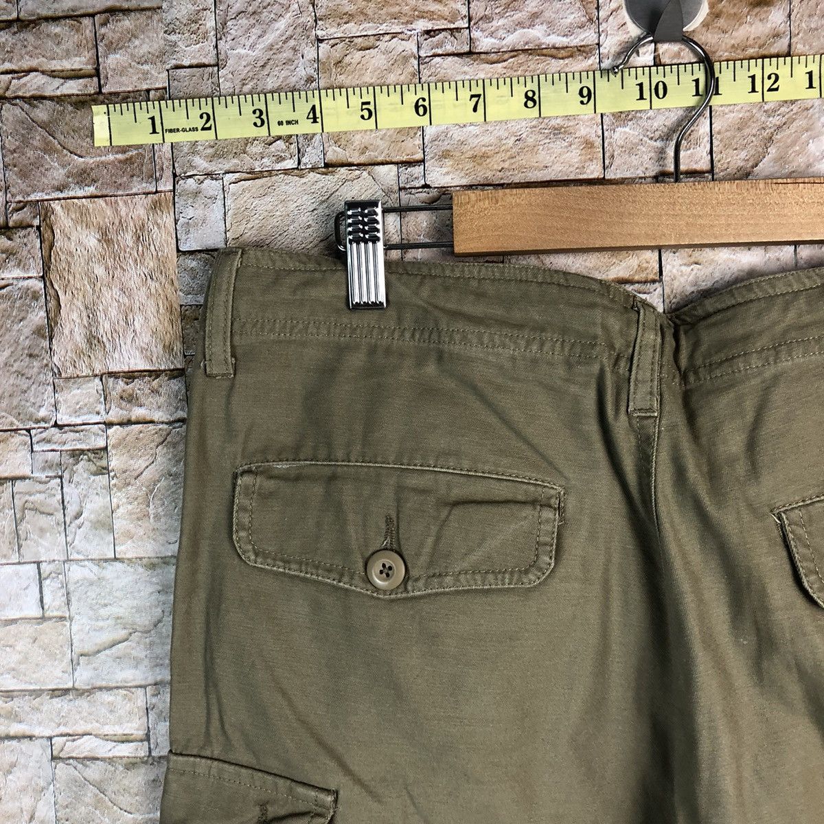 Japanese Brand Fullile Green utility tactical Cargo Multipocket Pants #A648 Size US 34 / EU 50 - 19 Thumbnail
