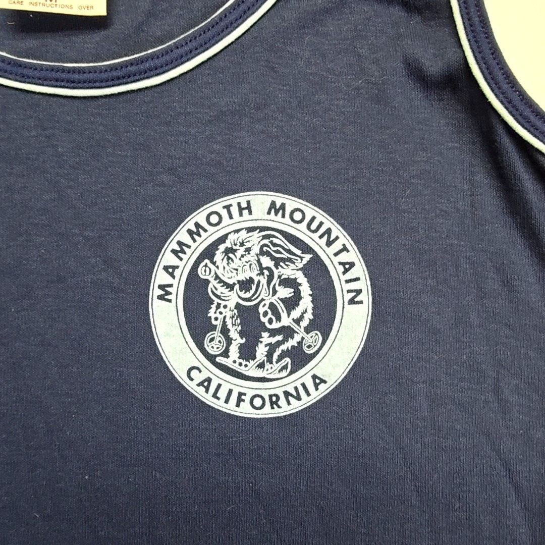 Vintage Vintage Mammoth Mountain California Tank Top Blue Shirt 90s Size M / US 6-8 / IT 42-44 - 2 Thumbnail