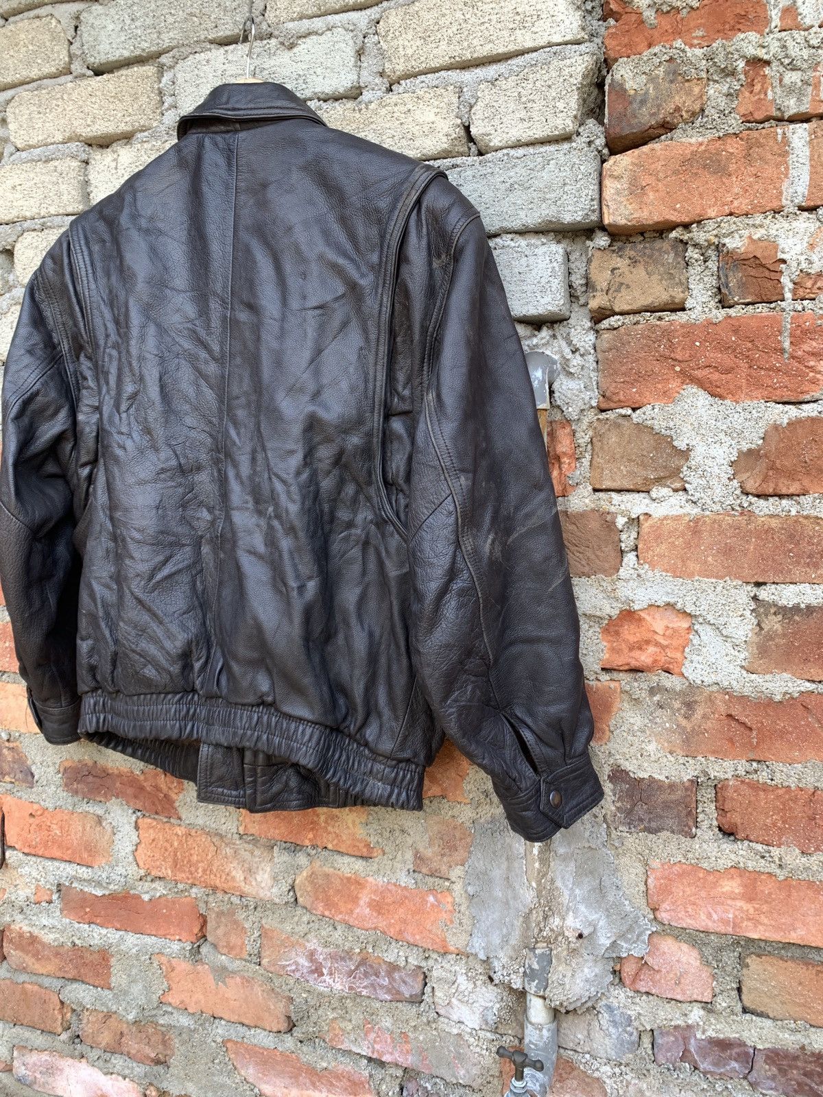 Avirex × Vintage 🔥Rare🔥Vintage 90s Avirex Leather Jacket Size US L / EU 52-54 / 3 - 12 Thumbnail