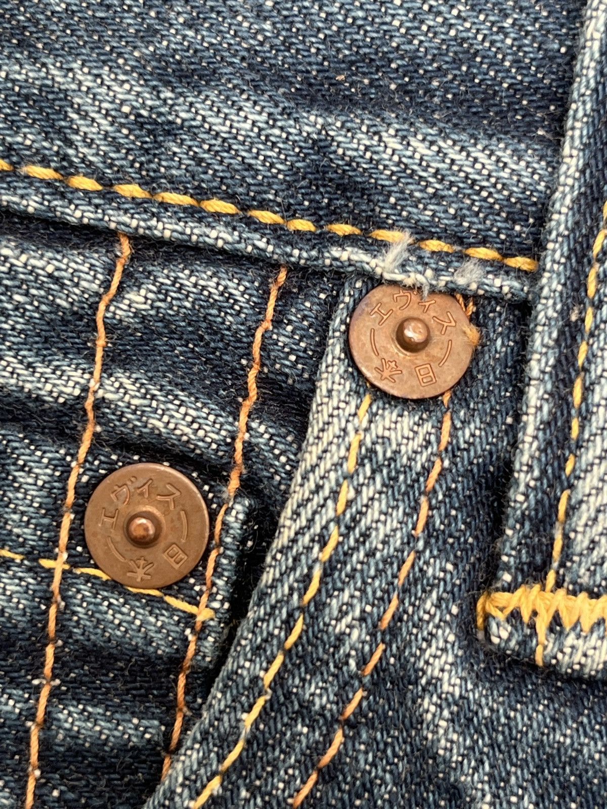 Evisu Evisu No.2 Hand Painted Daicock Selvedge Jeans Size US 30 / EU 46 - 14 Thumbnail