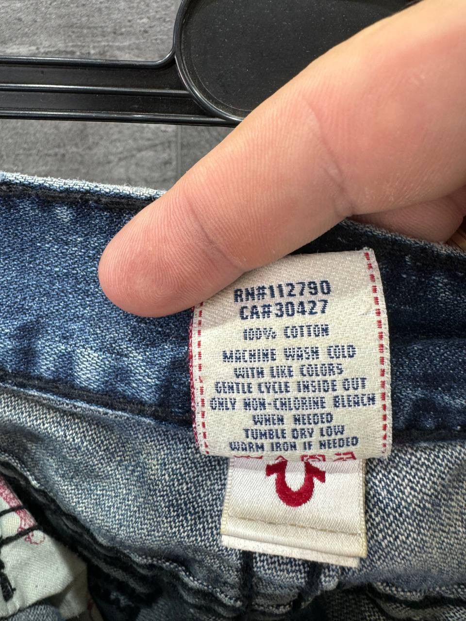 True Religion True Religion Vintage Blue Jeans Denim Black Stitching Size US 34 / EU 50 - 14 Thumbnail