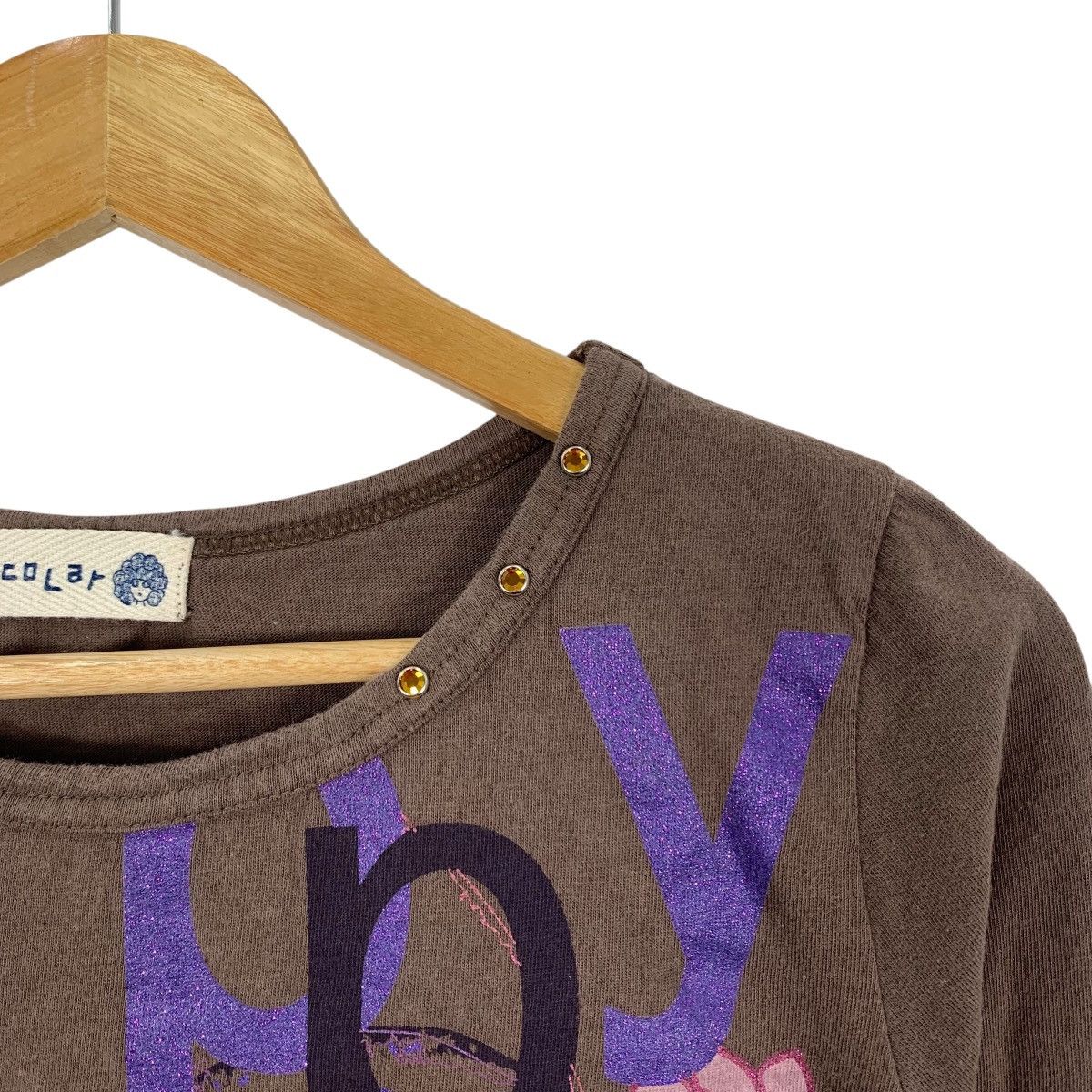 Japanese Brand SCOLAR Japanese Brand Floral And Girl Pop Art Shirt Size XS / US 0-2 / IT 36-38 - 3 Thumbnail