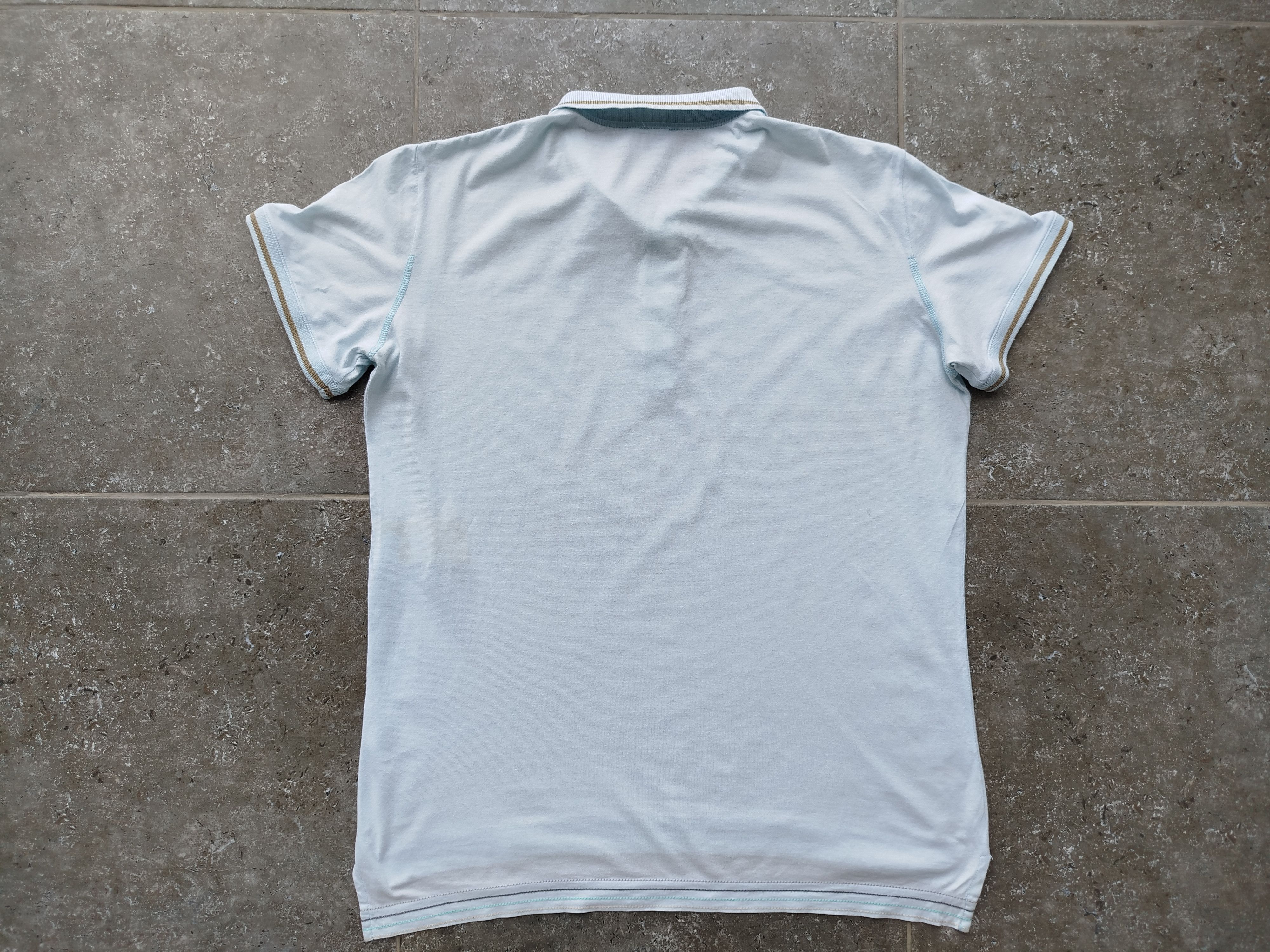 Dolce & Gabbana D&G T-Shirt Polo Light Blue Cotton Vintage 00s Size US M / EU 48-50 / 2 - 8 Thumbnail