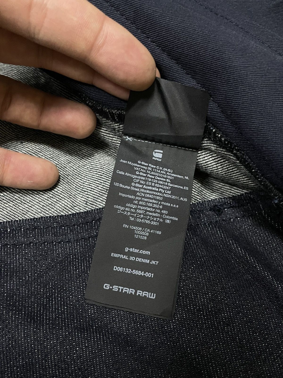 G-Star G star zippers heavy weight denim jacket Size US L / EU 52-54 / 3 - 9 Thumbnail