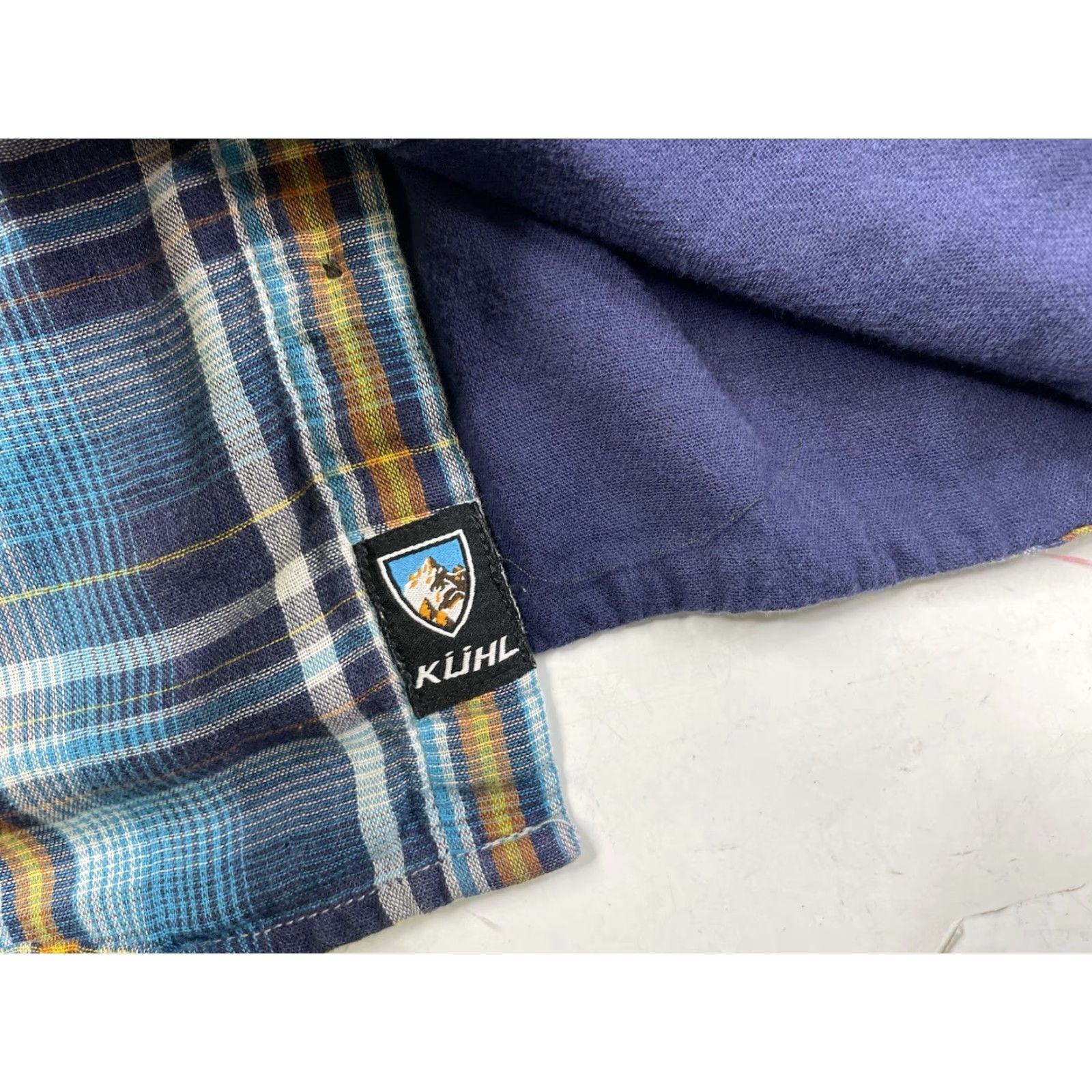 Burton Kuhl Shirt Mens 2XL Blue Plaid Flannel Button-Front Outdoor Casual Workwear Size US XXL / EU 58 / 5 - 4 Thumbnail