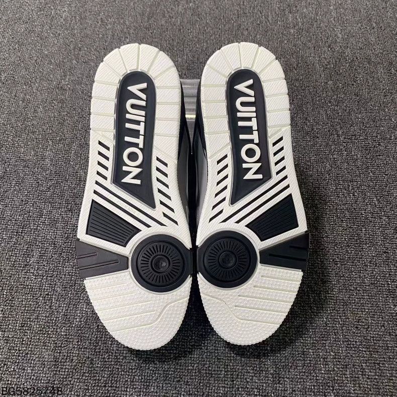 Louis Vuitton Louis Vuitton Black and Grey Skateboard Shoes Size US 6.5 / EU 39-40 - 6 Thumbnail