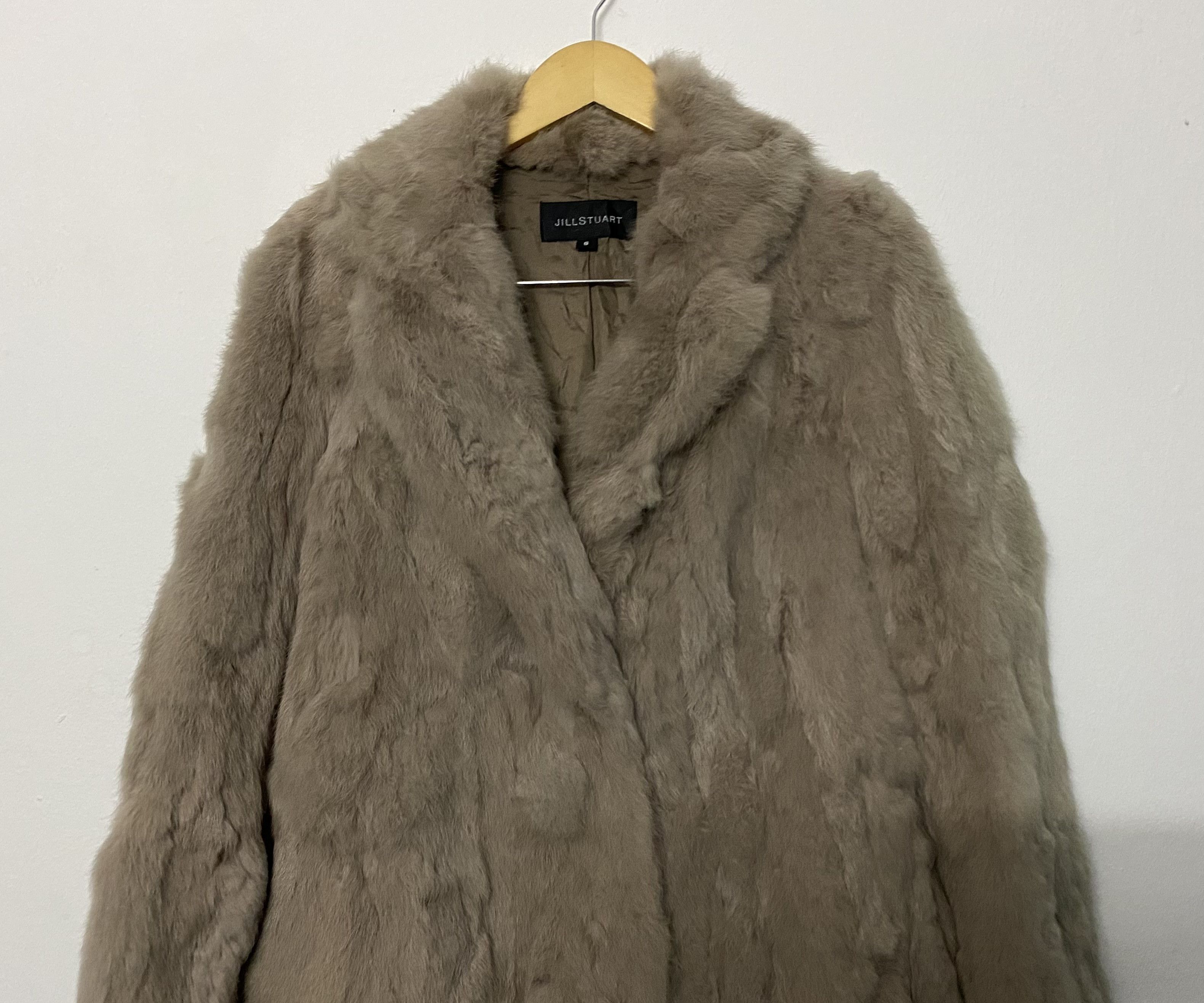 Jil Stuart Jill Stuart Luxury Rabbit Fur Shaggy Coat Jacket Size M / US 6-8 / IT 42-44 - 3 Thumbnail