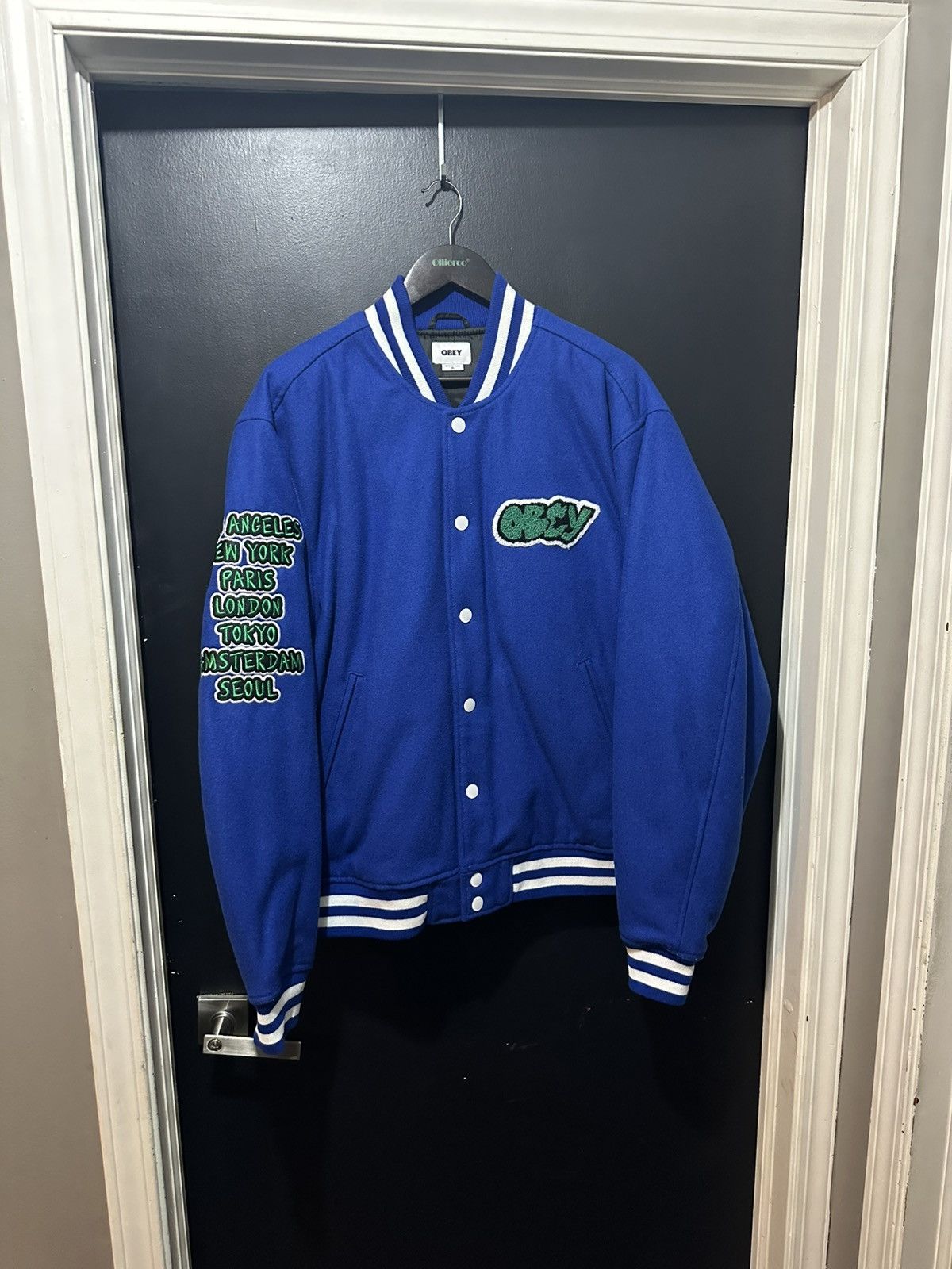 Obey Obey Bomber Jacket Size US XL / EU 56 / 4 - 2 Thumbnail