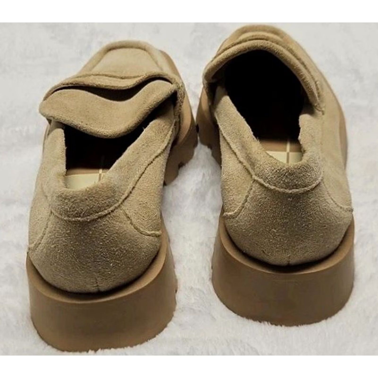 Dolce Vita Dolce Vita Beige Suede Loafers Women’s 7 Penny Slip On Flat Size US 7 / IT 37 - 2 Thumbnail
