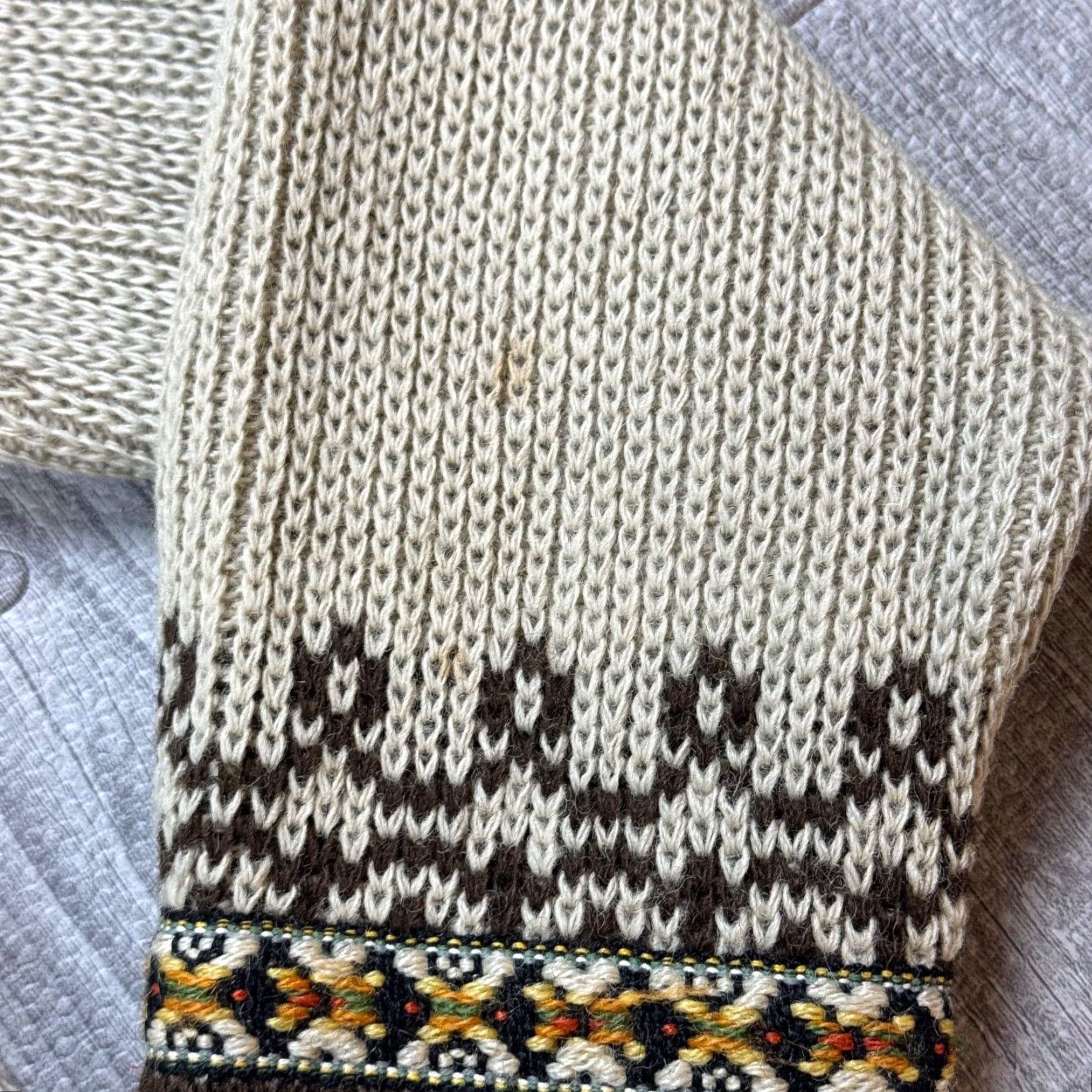 Vintage VINTAGE Nordstrikk NORWEGIAN SWEATER Cardigan Mens L Brown Wool Crew Neck Knits Buckle Hooks Fair Isle Wool Knit Style Outdoor 90s? Size US L / EU 52-54 / 3 - 5 Thumbnail
