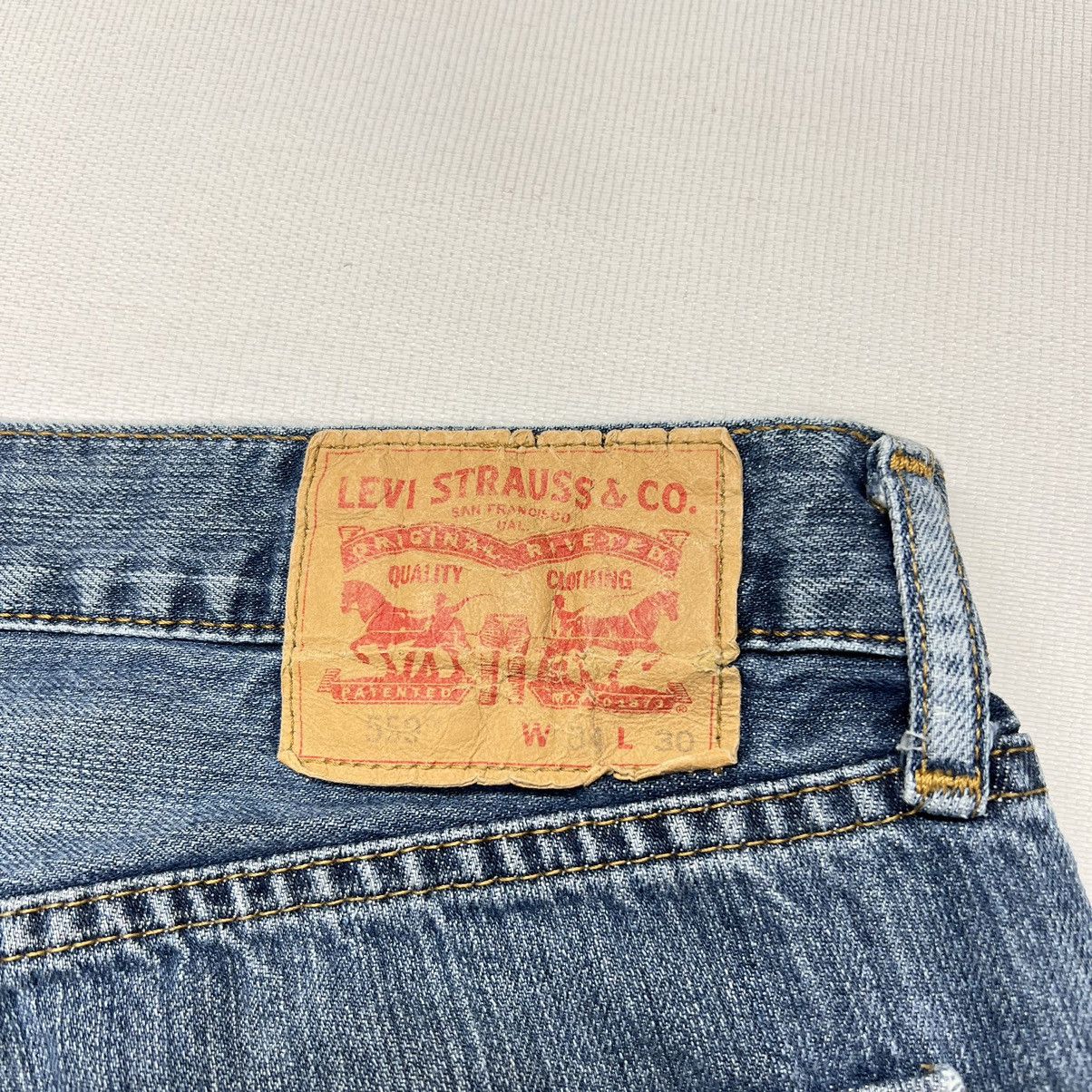 Levi's Levis Jeans Blue 559 Relaxed Straight Fit Denim Washed Y2K Size US 34 / EU 50 - 10 Thumbnail