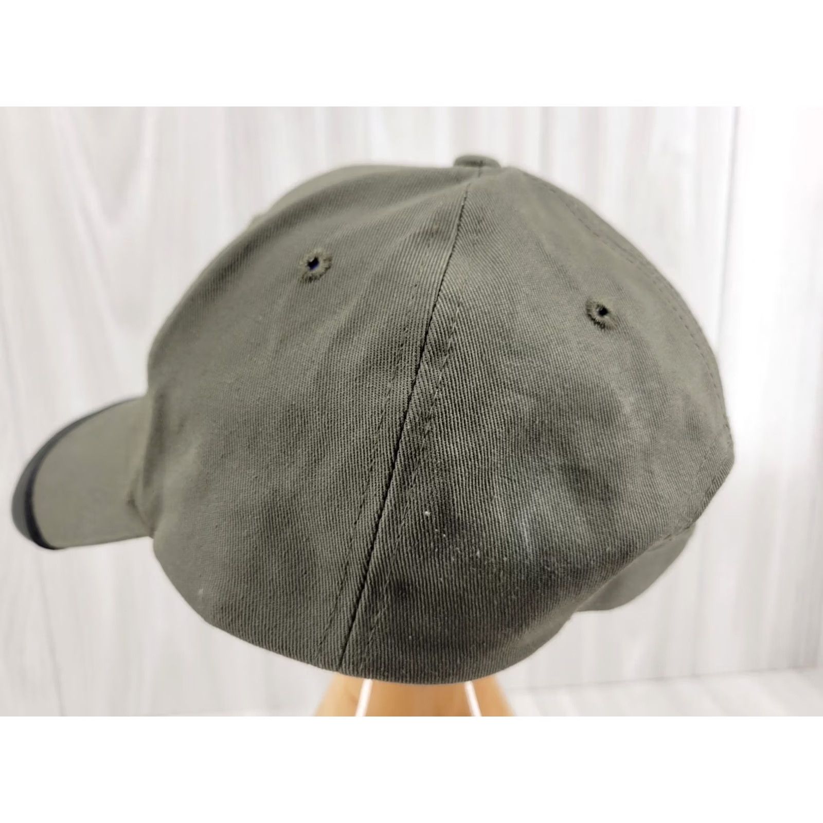 Olive K-Products Dekalb Asgrow Cap Hat Solid Olive Drab Agriculture Logo Adjustable Strap Baseball Cap Men One Size Green Canvas Cotton Cap Size ONE SIZE - 7 Thumbnail