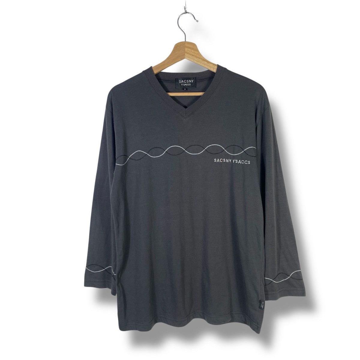 Yohji Yamamoto Y’saccs Yohji Yamamoto Embroidered Night Wear Shirt Size US M / EU 48-50 / 2 - 1 Thumbnail