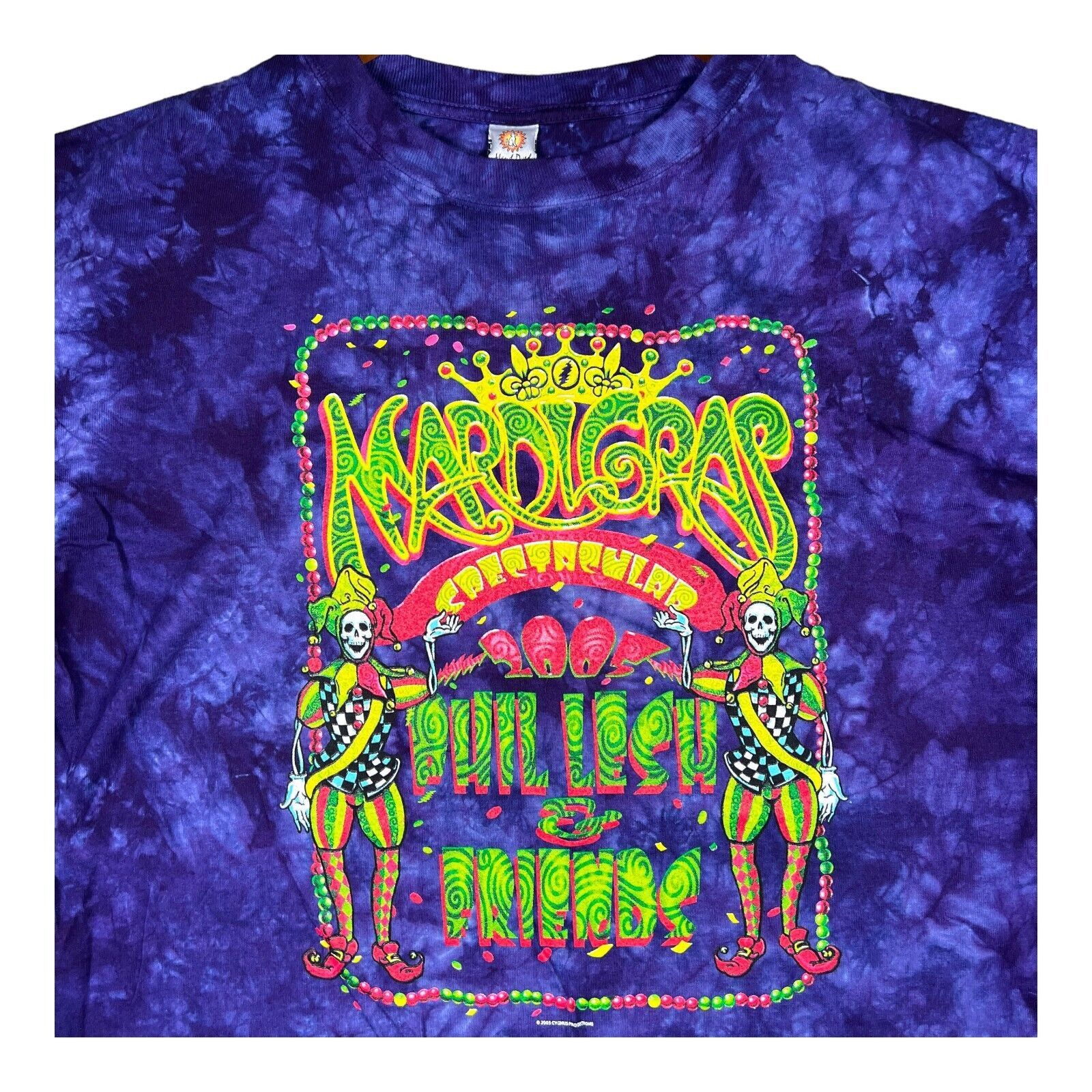 Other Phil Lesh and Friends 2005 Mardi Gras Grateful Dead Tie Dye Size US L / EU 52-54 / 3 - 3 Thumbnail