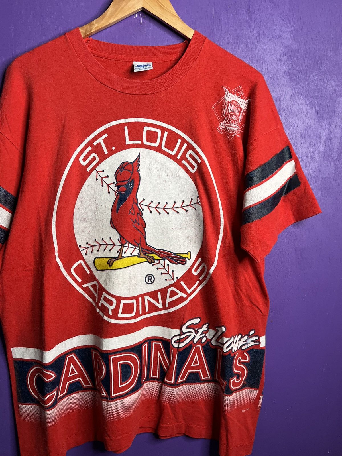 MLB × Salem Sportswear × Vintage Vintage 1994 Salem St. Louis cardinals AOP t-shirt Size US XL / EU 56 / 4 - 3 Thumbnail