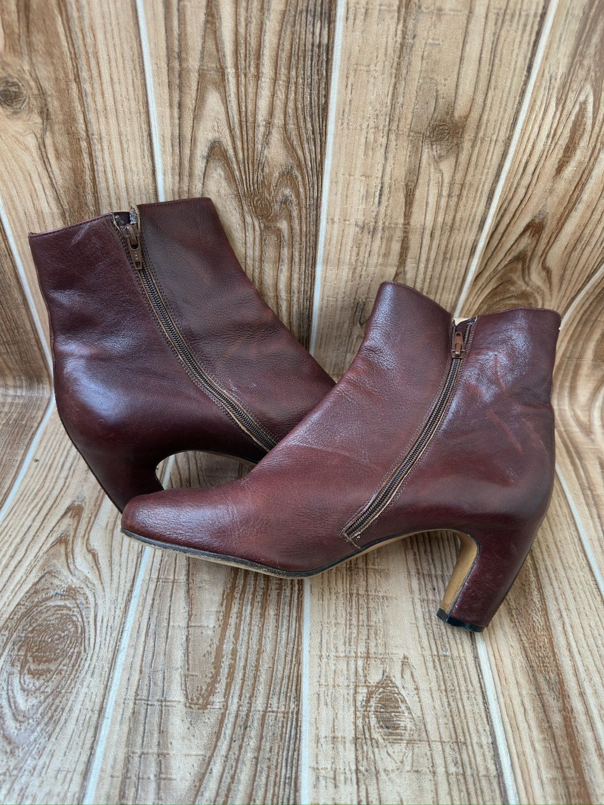 Maison Margiela Maison Martin Margiela Curved Heeled Boots Line 22 Size US 9 / IT 39 - 13 Thumbnail