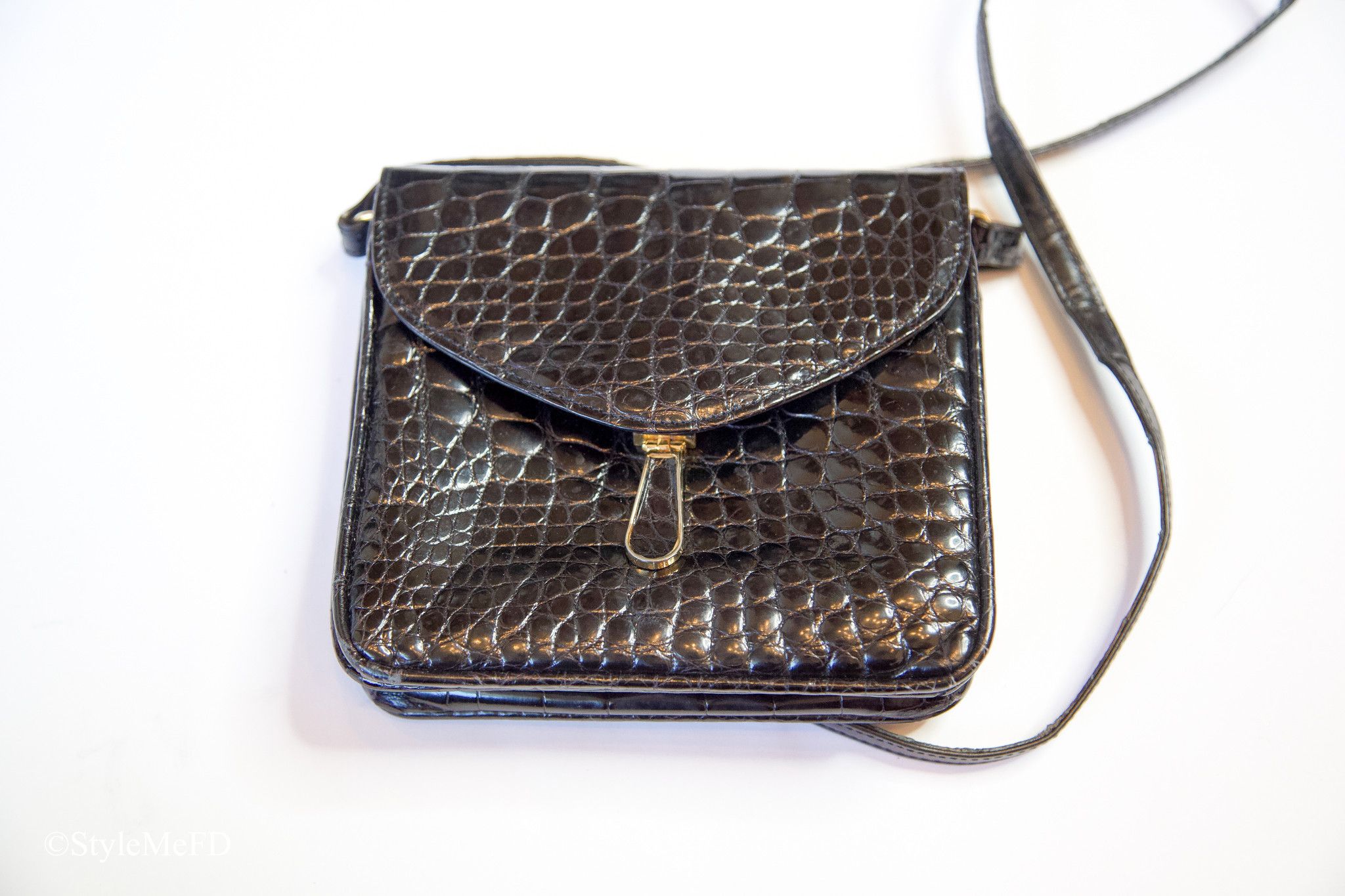 Vintage VINTAGE Authentic Crocodile Crossbody Purse Size ONE SIZE - 2 Thumbnail