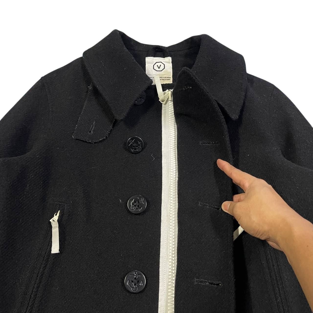 Visvim 2001 Visvim Lieutenant Goretex Harris Tweed Wool Peacoat Size US M / EU 48-50 / 2 - 7 Thumbnail