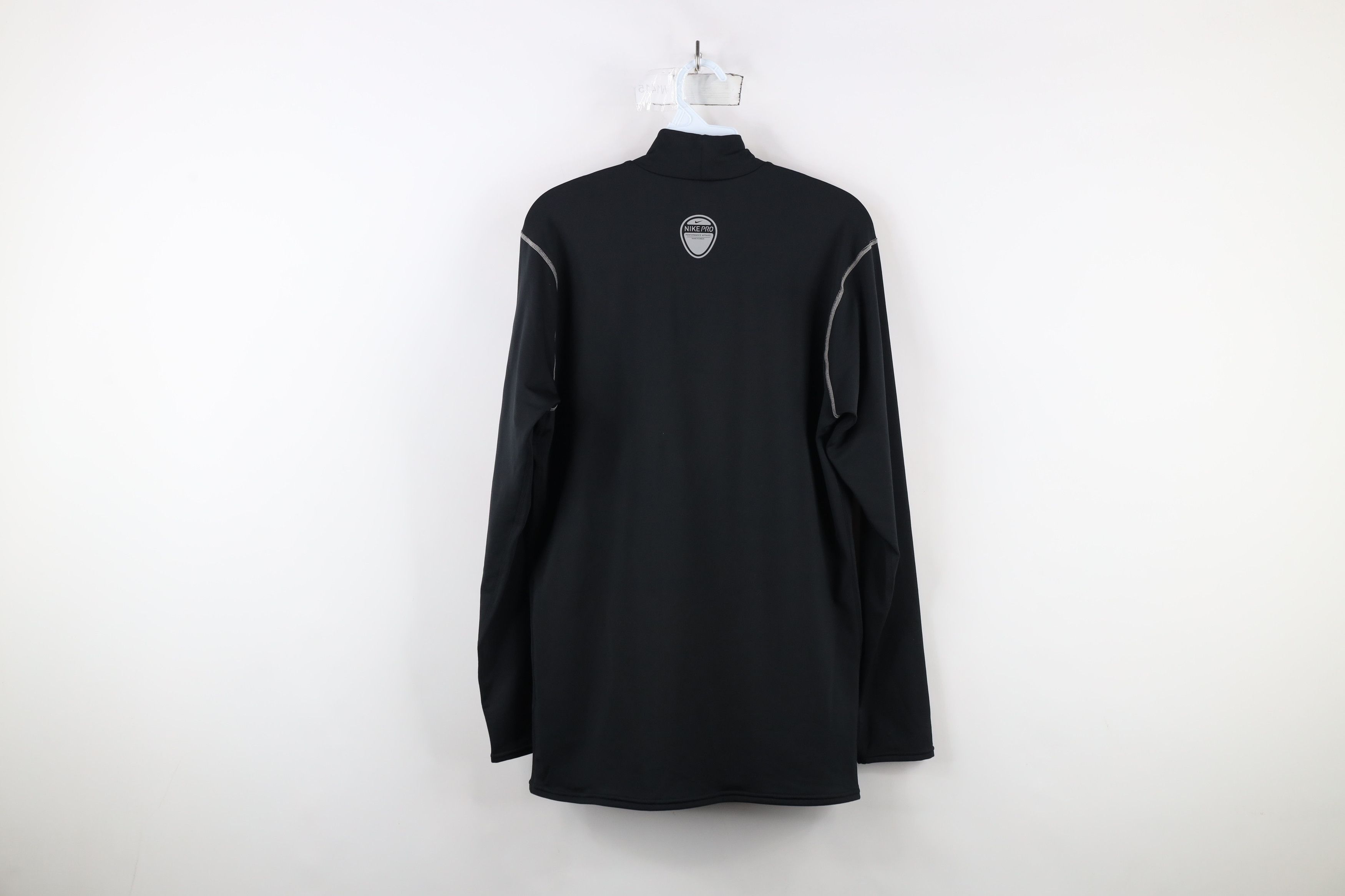 Nike × Vintage Vintage Nike Pro Compression Training Mock Neck T-Shirt Size US XL / EU 56 / 4 - 12 Thumbnail