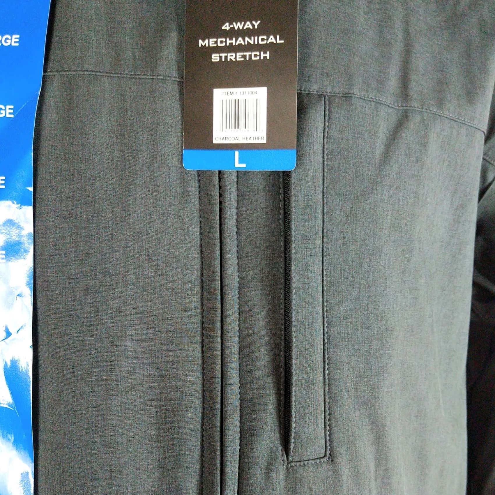 Weatherproof VINTAGE? No. WEATHERPROOF STRETCH TECH Jacket Full Zip Coat Large Weatherproof Mens Gray Regular L New With Tags Size US L / EU 52-54 / 3 - 3 Thumbnail