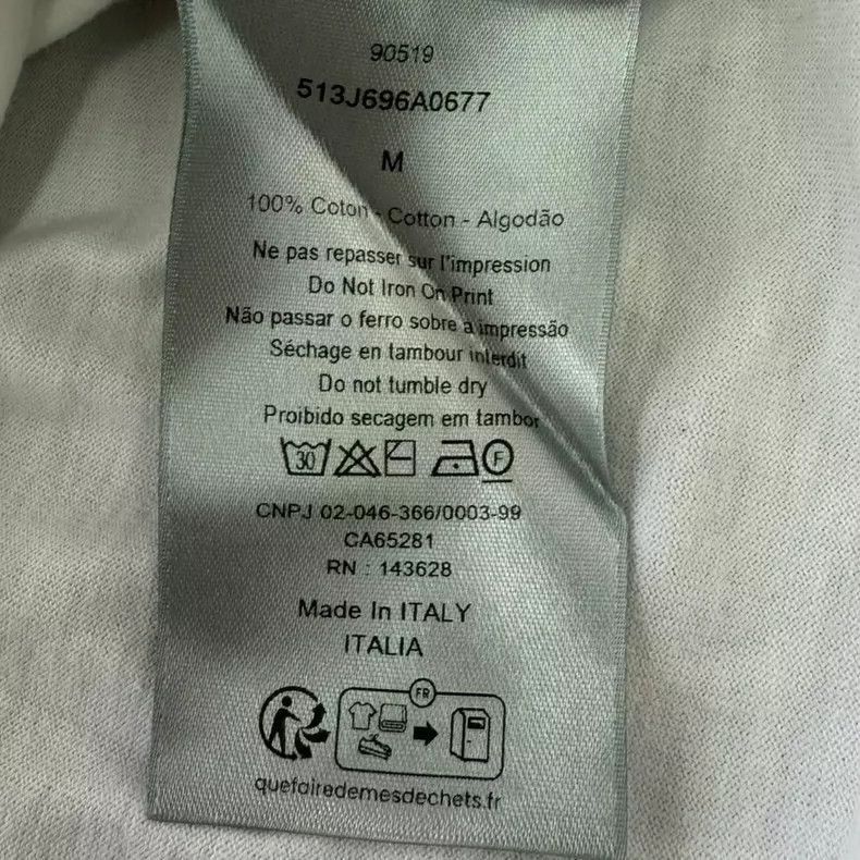 Dior Dior Short Sleeve Logo Print TShirt-2506 Size US M / EU 48-50 / 2 - 4 Thumbnail