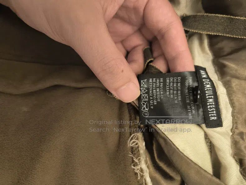 Ann Demeulemeester Ann Demeulemeester Patchwork High-Low Flared Pants Size 24" / US 00 / IT 34 - 6 Thumbnail