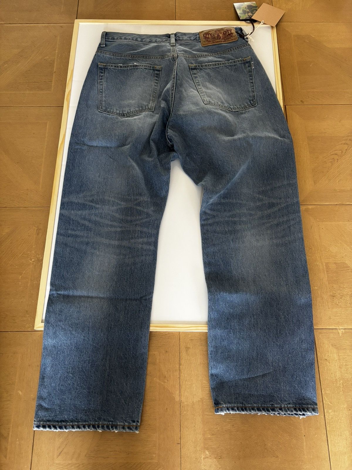 Bape Authentic ape bape shark loose fit 13 OZ denim pants new Size US 34 / EU 50 - 10 Thumbnail