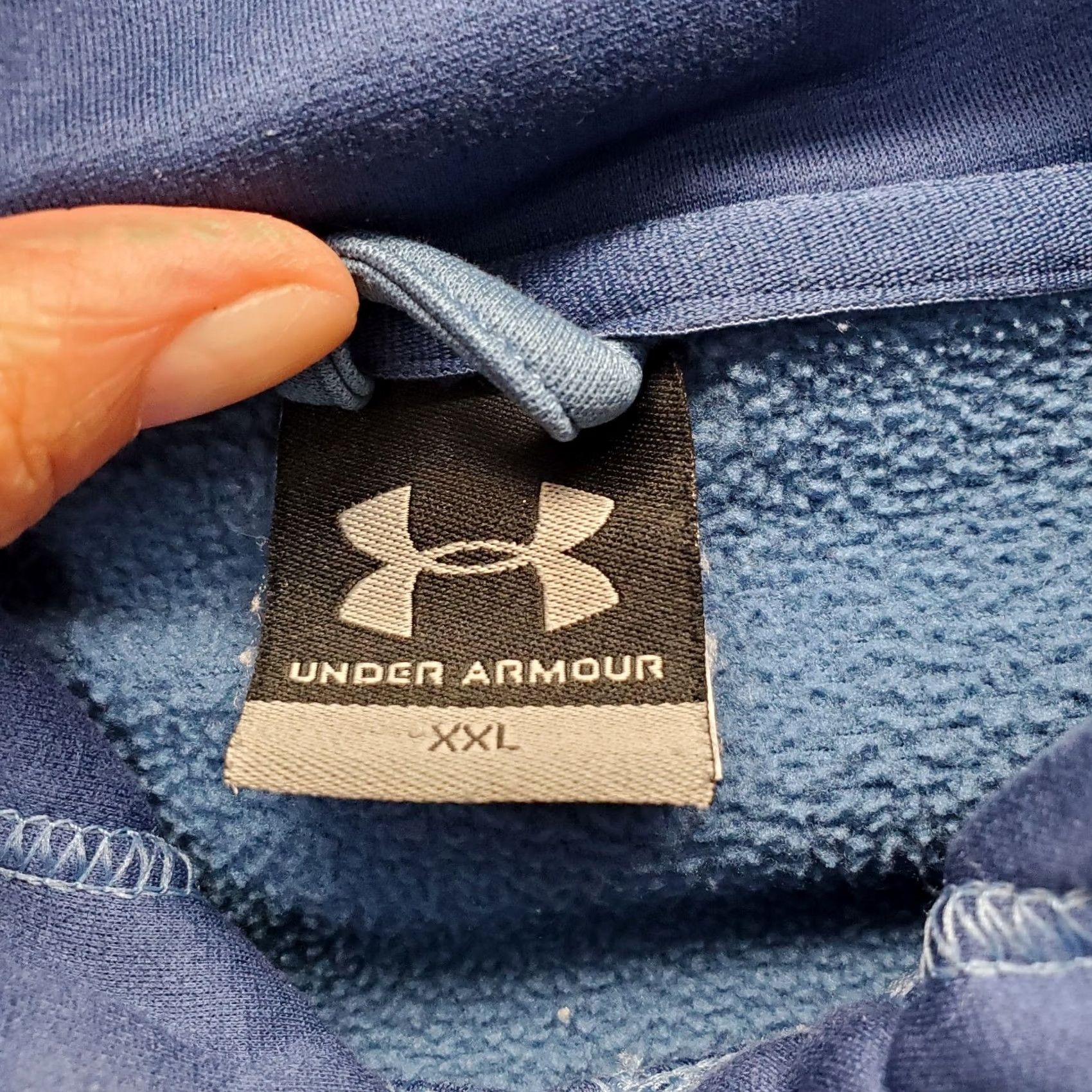 Under Armour Under Armour Protect This House Hoodie Mens Blue Fleece Lined Logo Pullover - Size 2XL, Pre-Owned Size US XXL / EU 58 / 5 - 6 Thumbnail