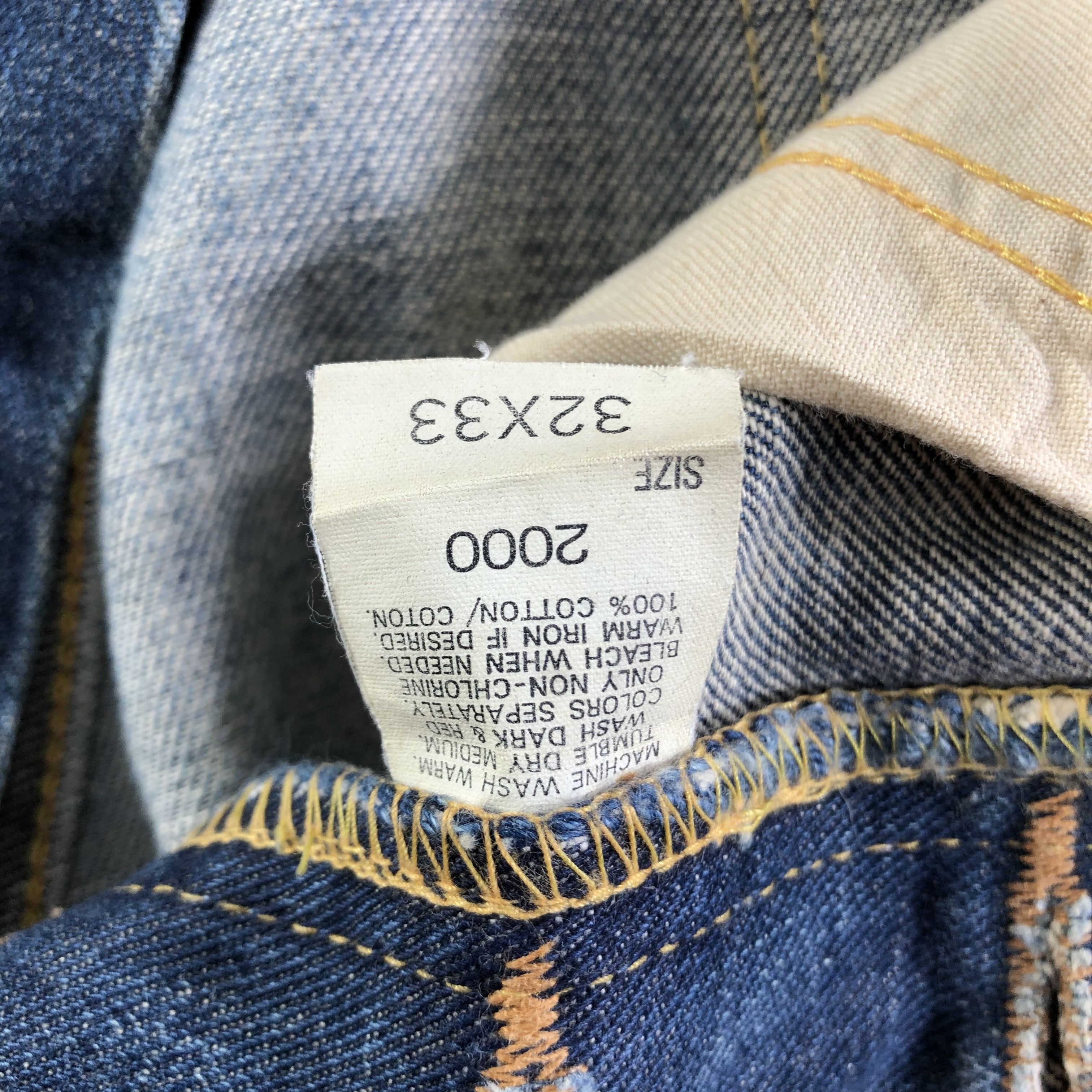 Lee Vintage Blue Wash Lee Selvedge Jeans-JM3581 Size US 33 - 10 Thumbnail