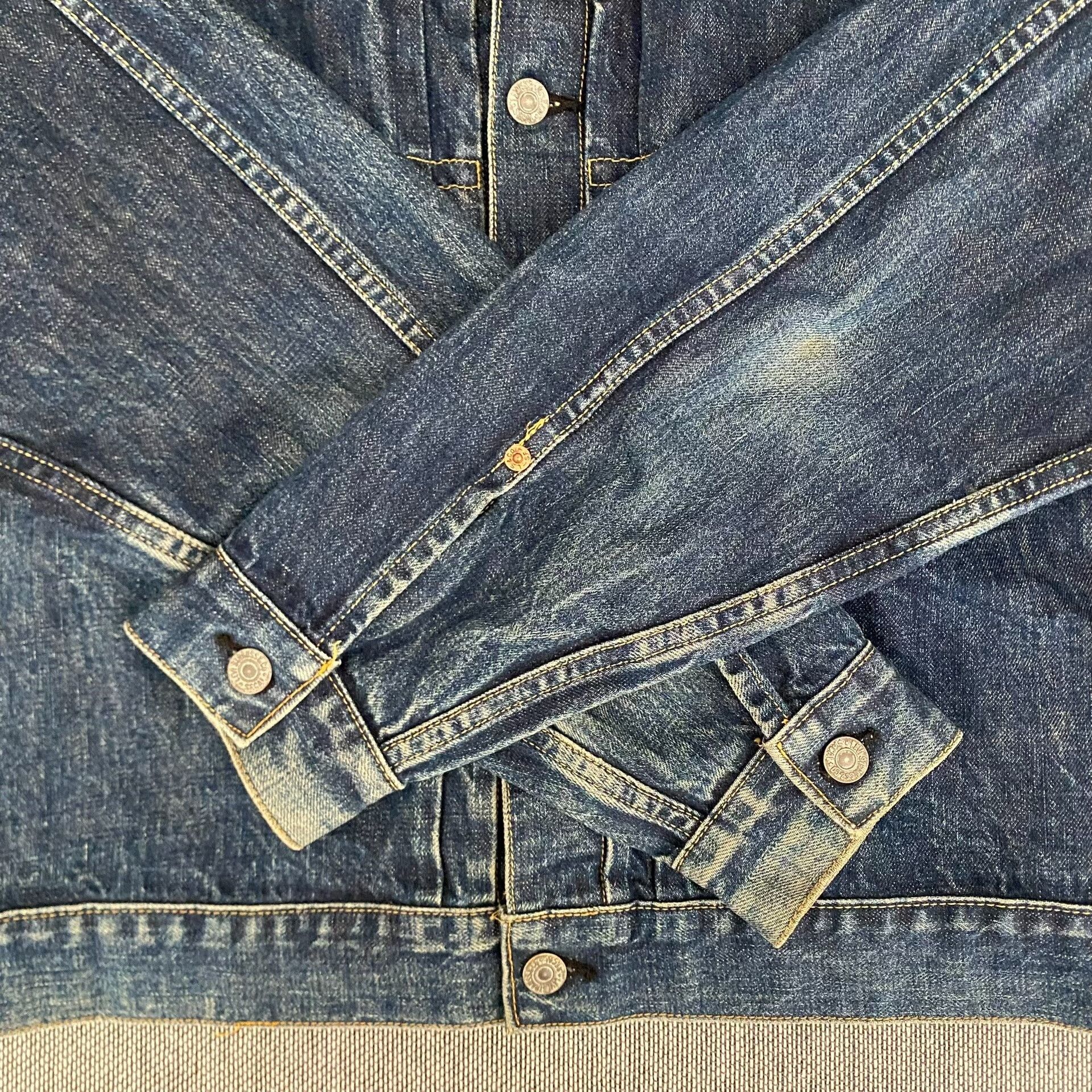Levi's Vintage Clothing Levi's LVC 507xx J22 Japan Denim Jacket Size US XXS / EU 40 - 5 Thumbnail