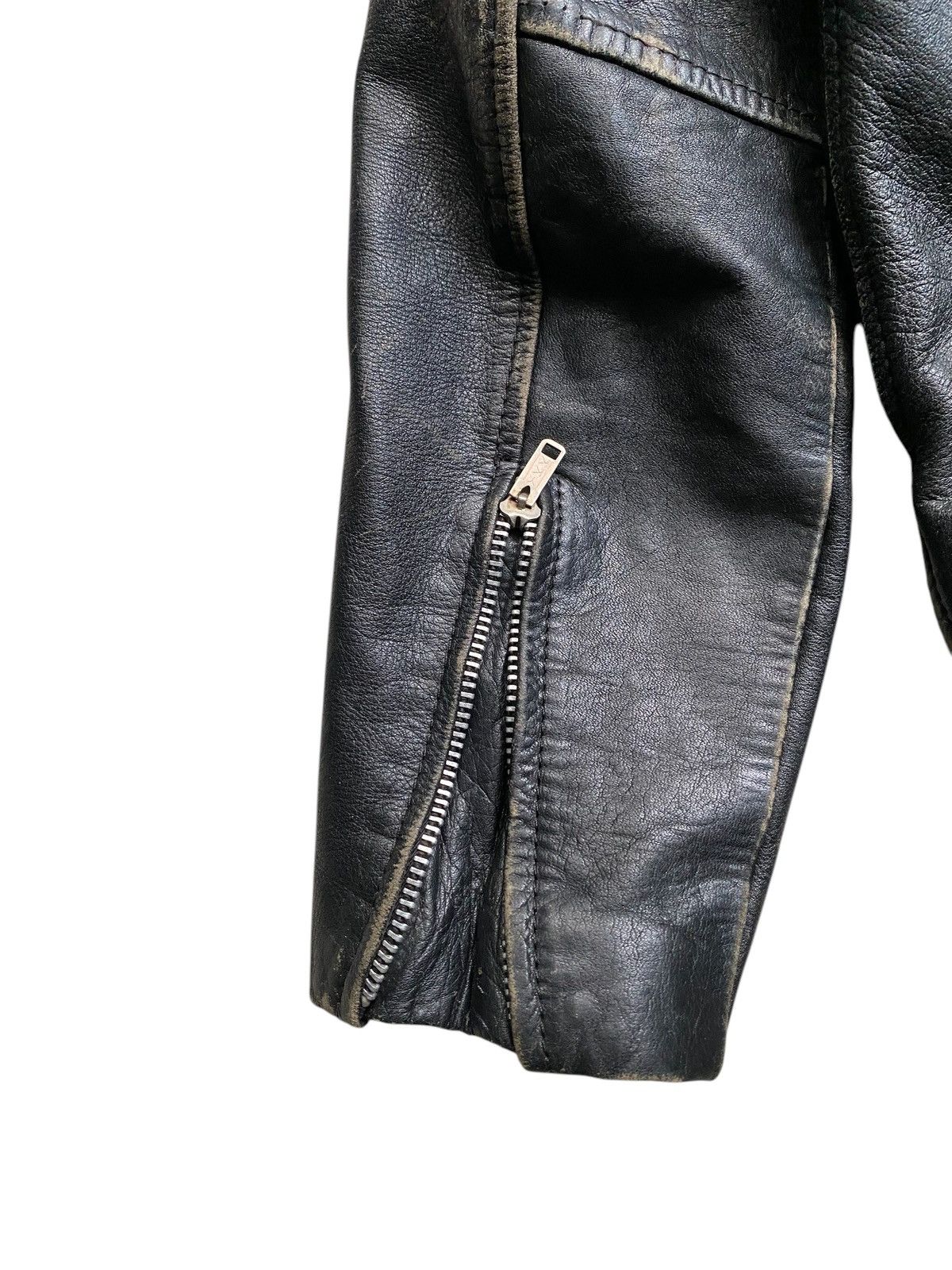 Japanese Brand Kakushi Tokyo Leather Perfecto Punk jacket nice design Size US M / EU 48-50 / 2 - 18 Thumbnail
