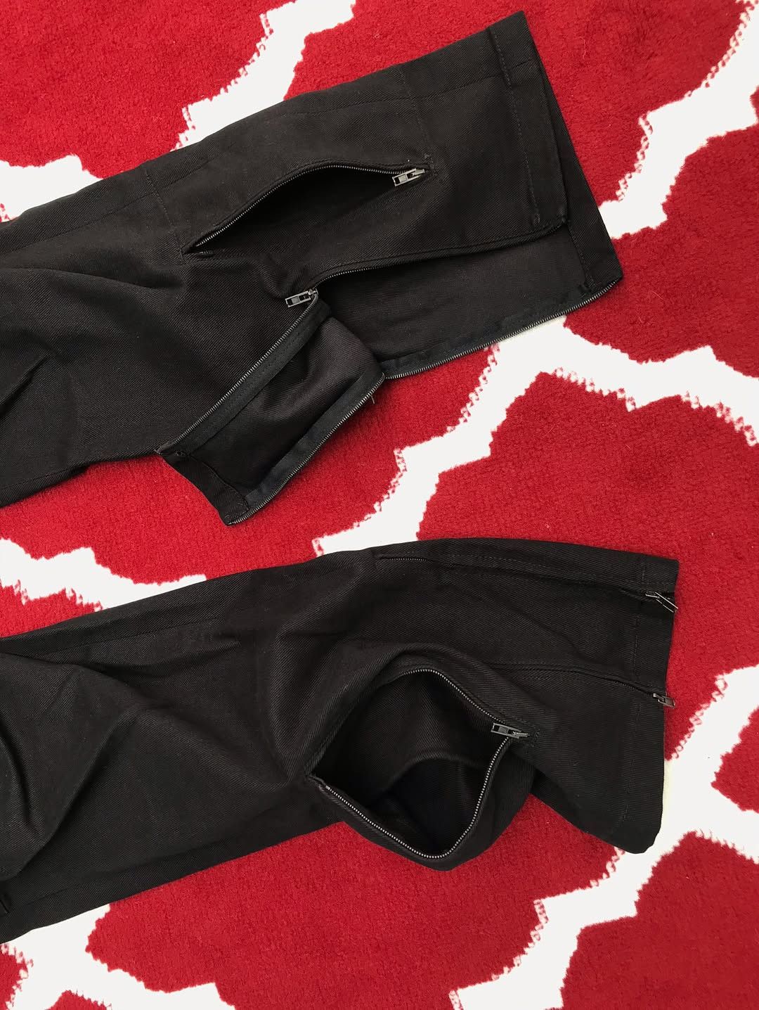 Helmut Lang Helmut Lang trouser black pants zipper Size US 32 / EU 48 - 2 Thumbnail