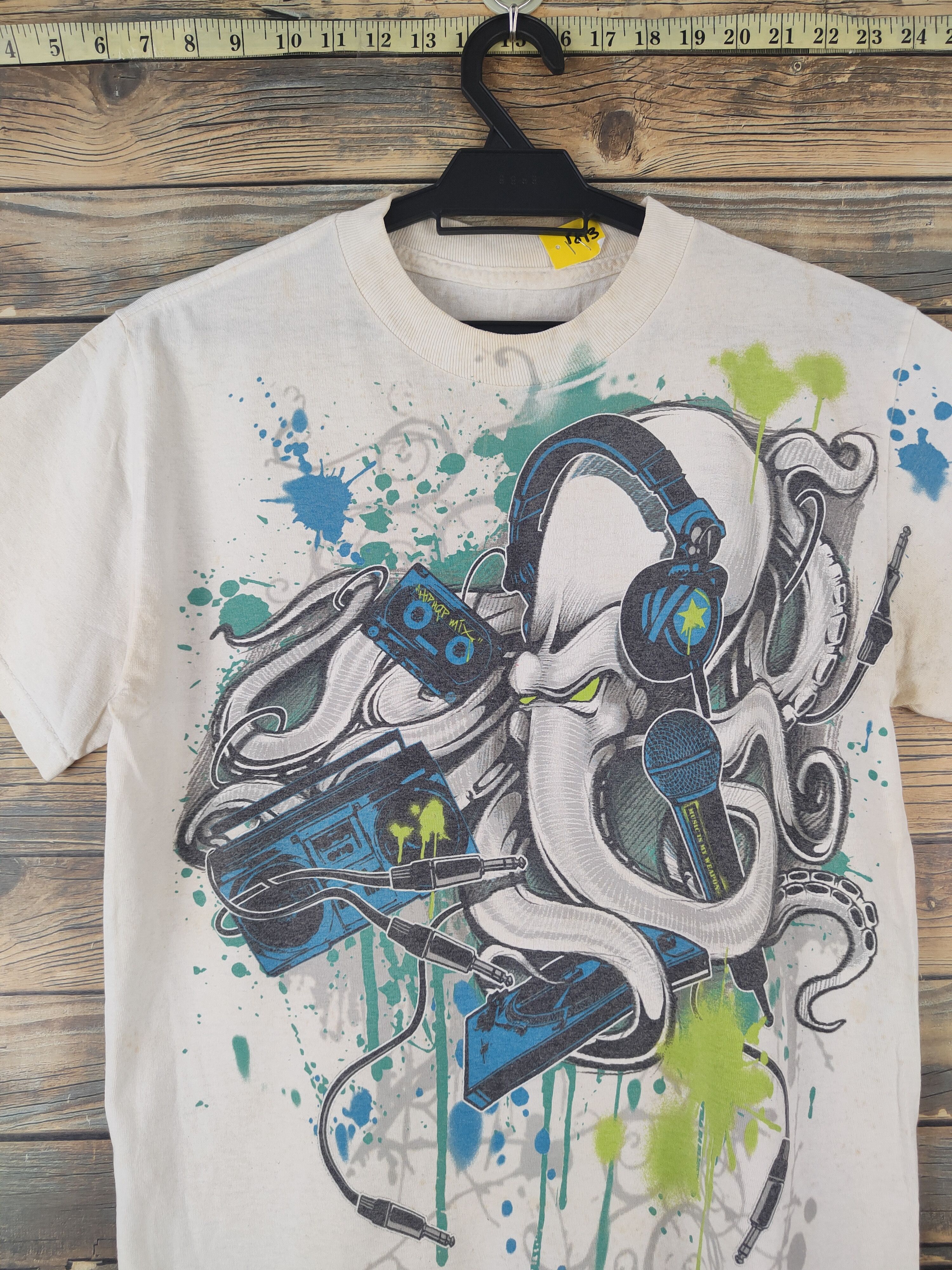 Japanese Brand DL Anchor Blue White Short Sleeve T-shirt #1813 Size US S / EU 44-46 / 1 - 2 Thumbnail