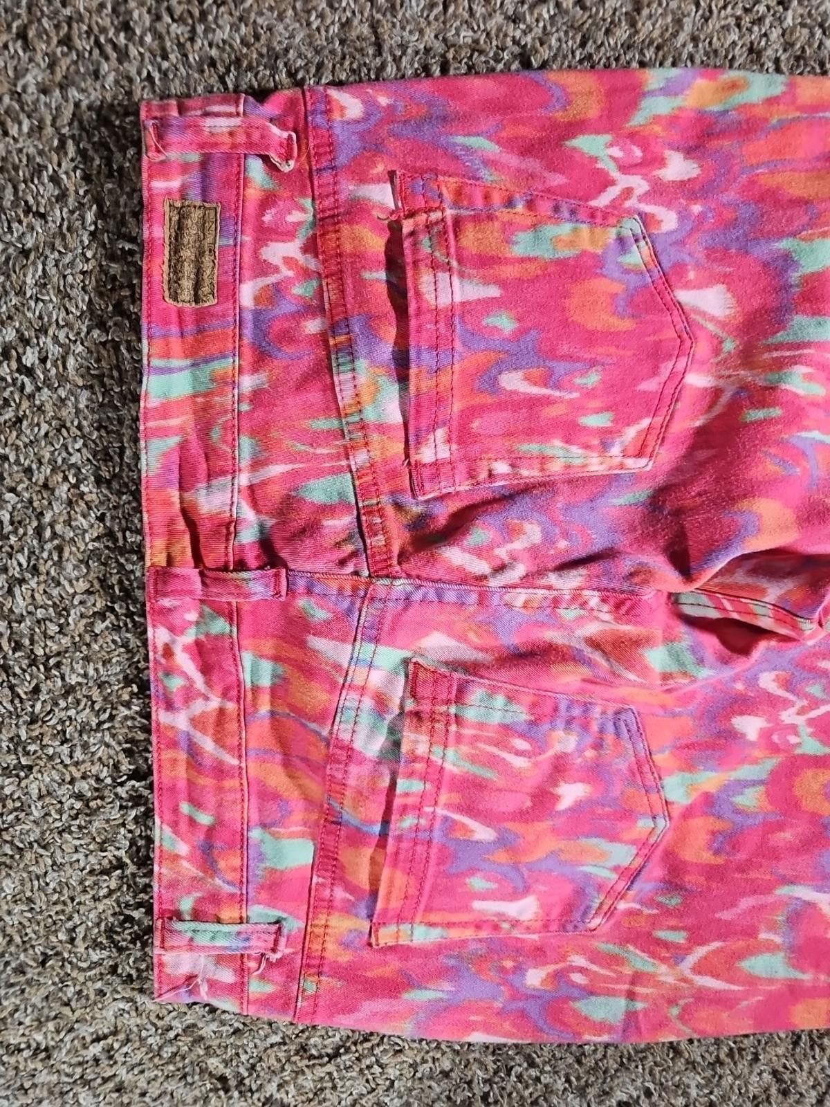 Other Bandolino Sz 8 Bright Tie Dye Pants Size 30" / US 8 / IT 44 - 7 Thumbnail