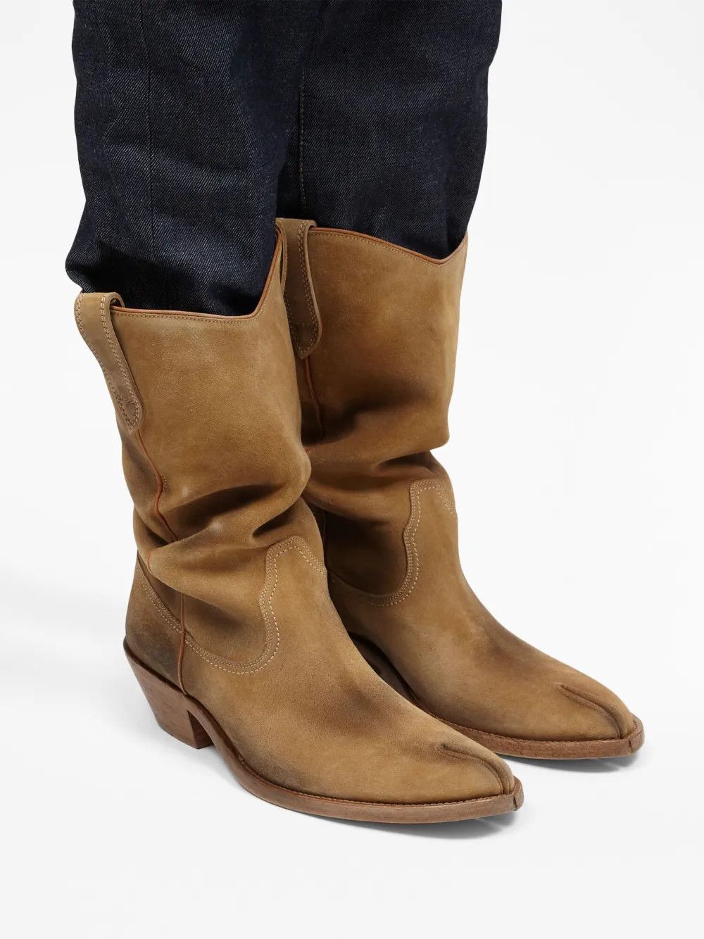 Maison Margiela o1w1db11225 Chelsea Boots in Bronze Size US 7 / EU 40 - 4 Thumbnail