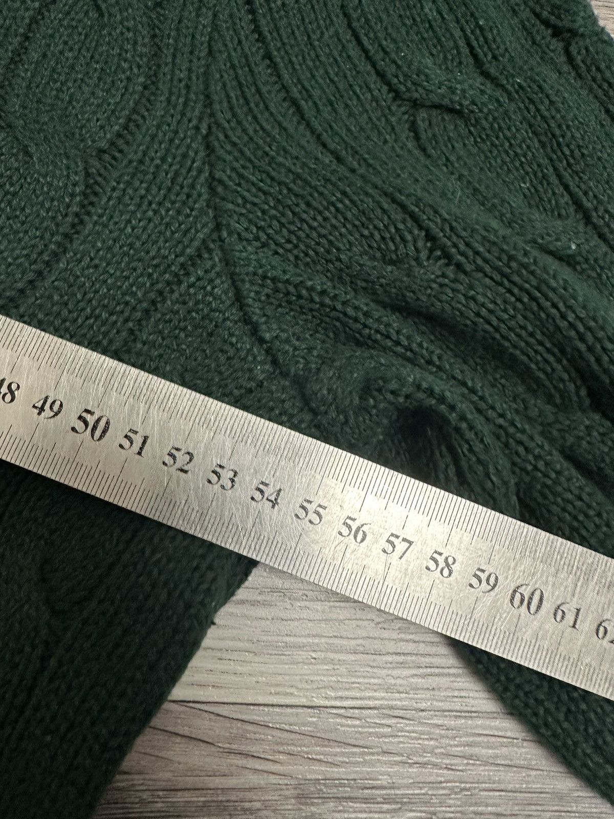 Polo Ralph Lauren RARE Polo Ralph Lauren Green Cable knit Sweater yellow pony Size US M / EU 48-50 / 2 - 8 Thumbnail