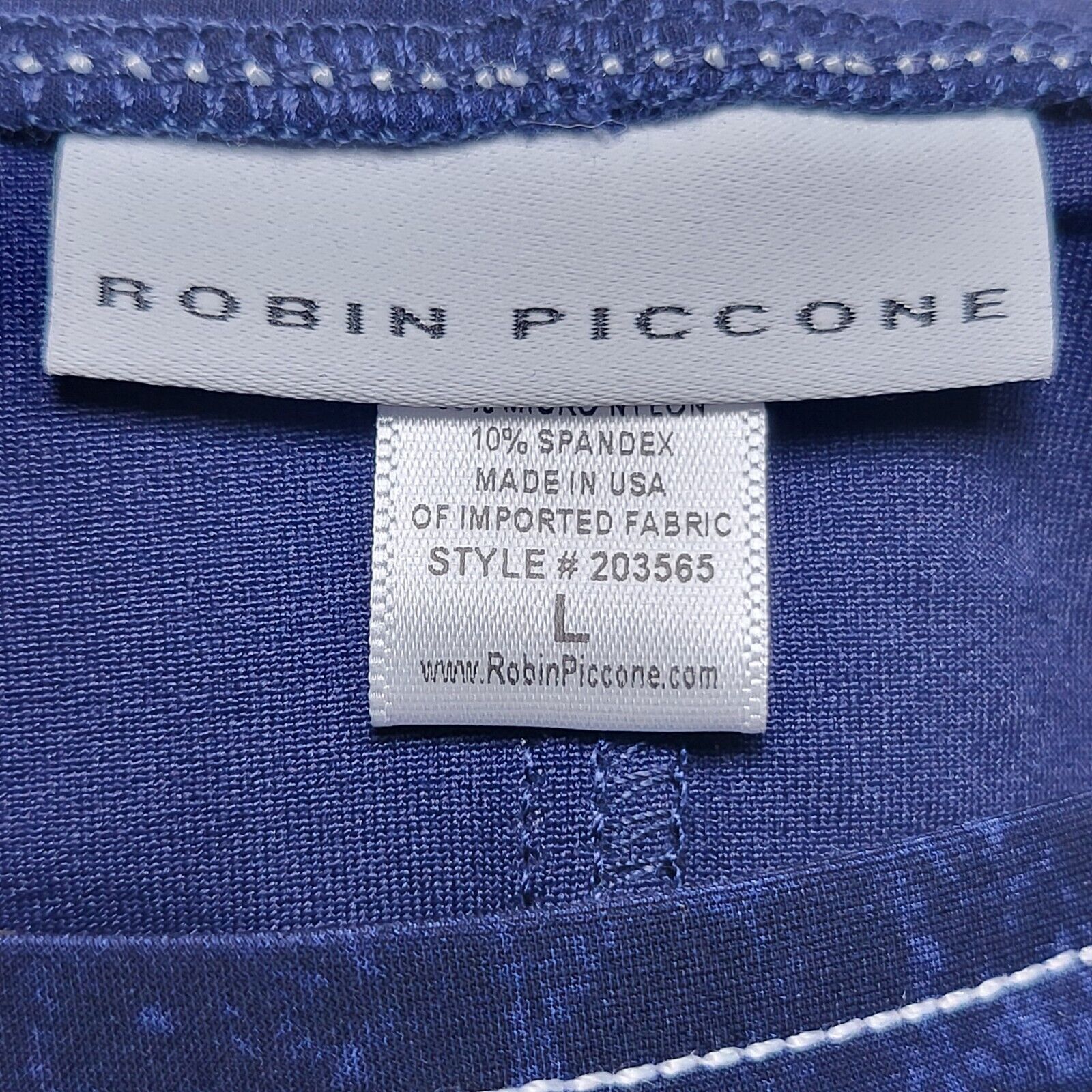 Other NWT ROBIN PICCONE Valeria Stitched Low Rise Bikini Bottom Size L / US 10 / IT 46 - 4 Thumbnail