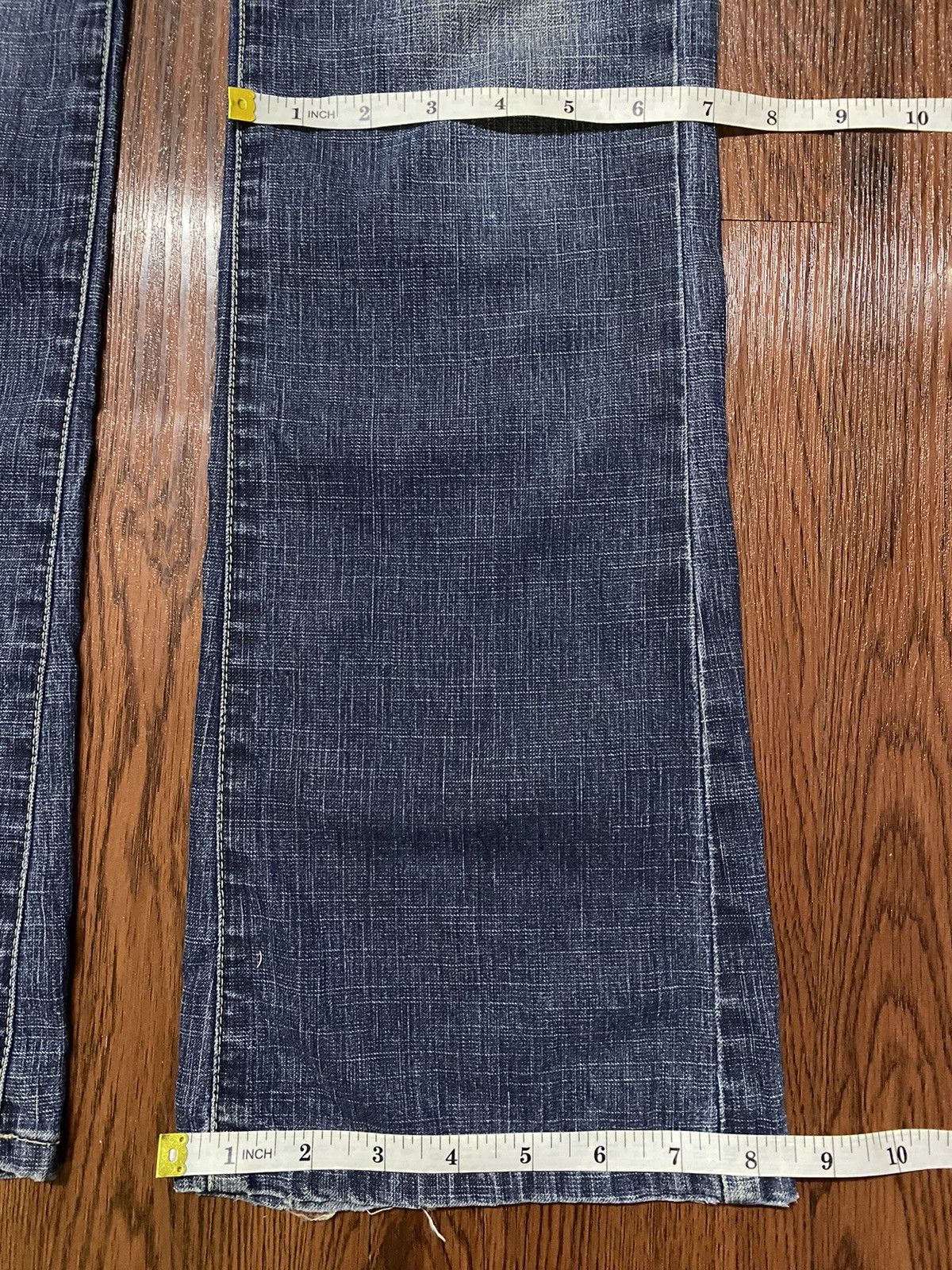 CLOSED × Marithe + Francois Girbaud Vintage Marithe Francois Girbaud Flare Distressed Jeans Size US 28 / EU 44 - 12 Thumbnail
