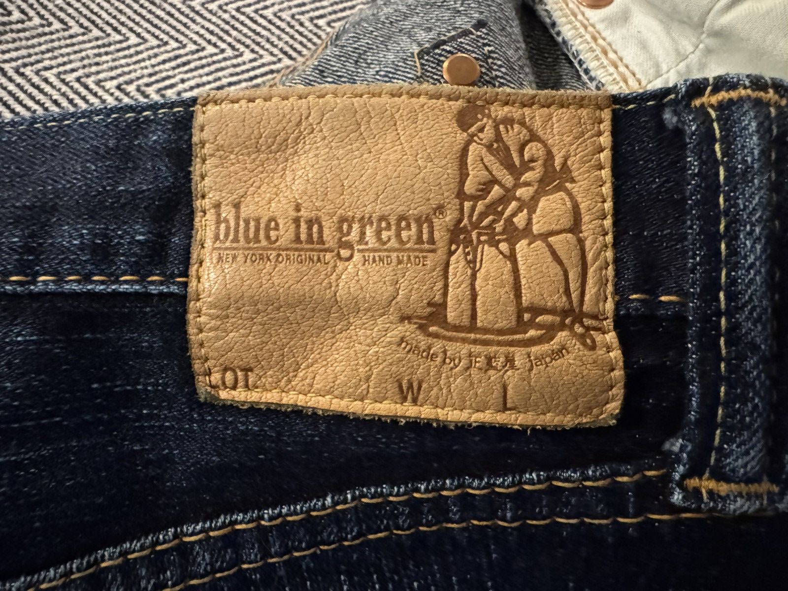 1161 PBJ x Blue In Green 13oz Stretch Slim Tapered